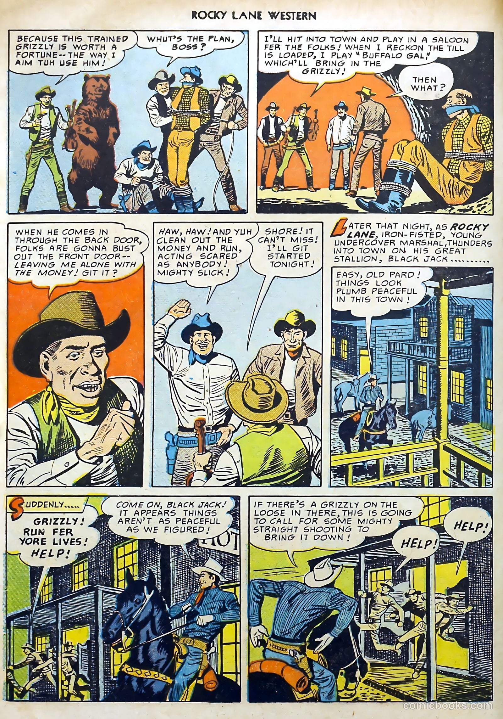Rocky Lane #15 (1950) — page 6 of 52