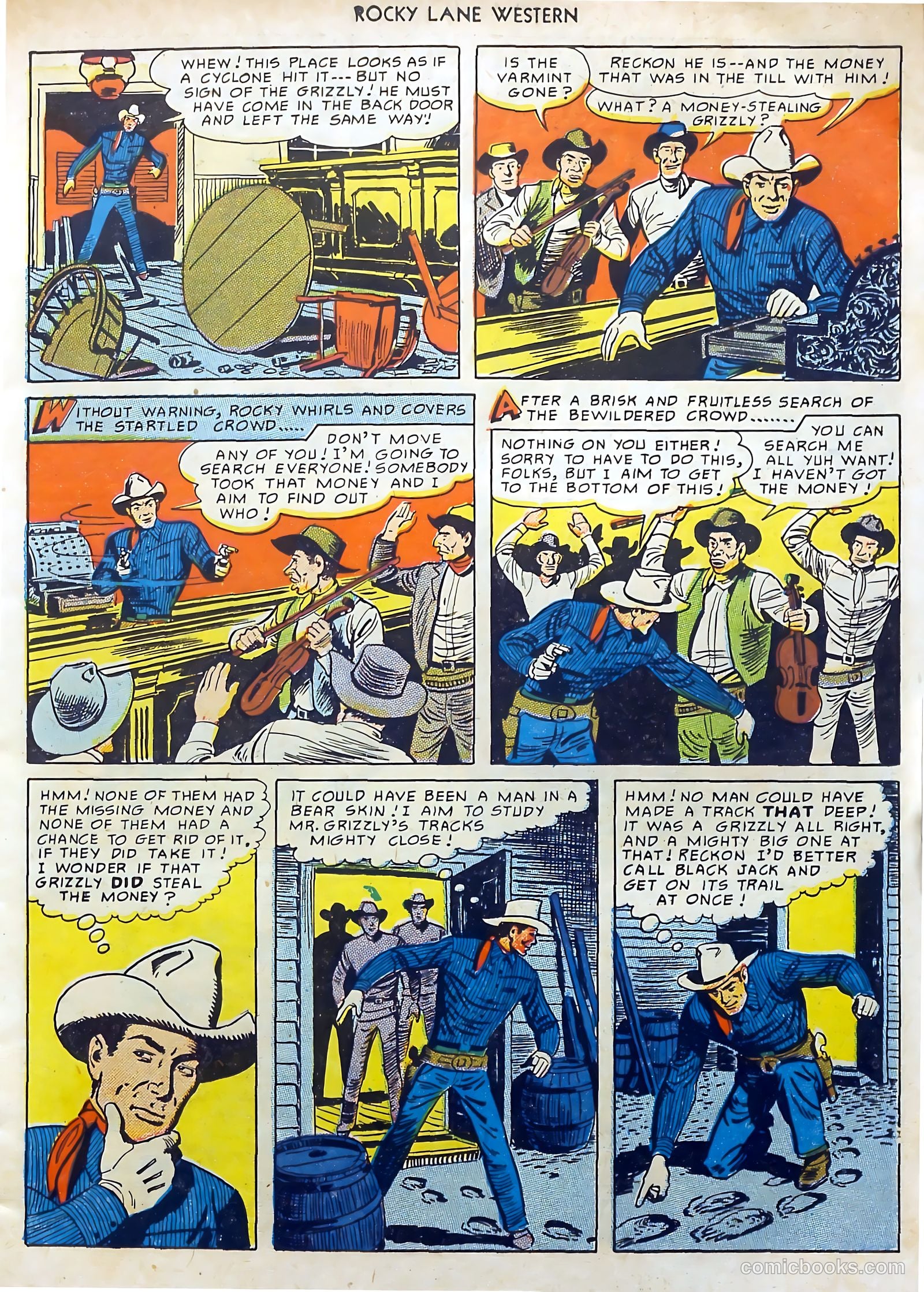 Rocky Lane #15 (1950) — page 7 of 52