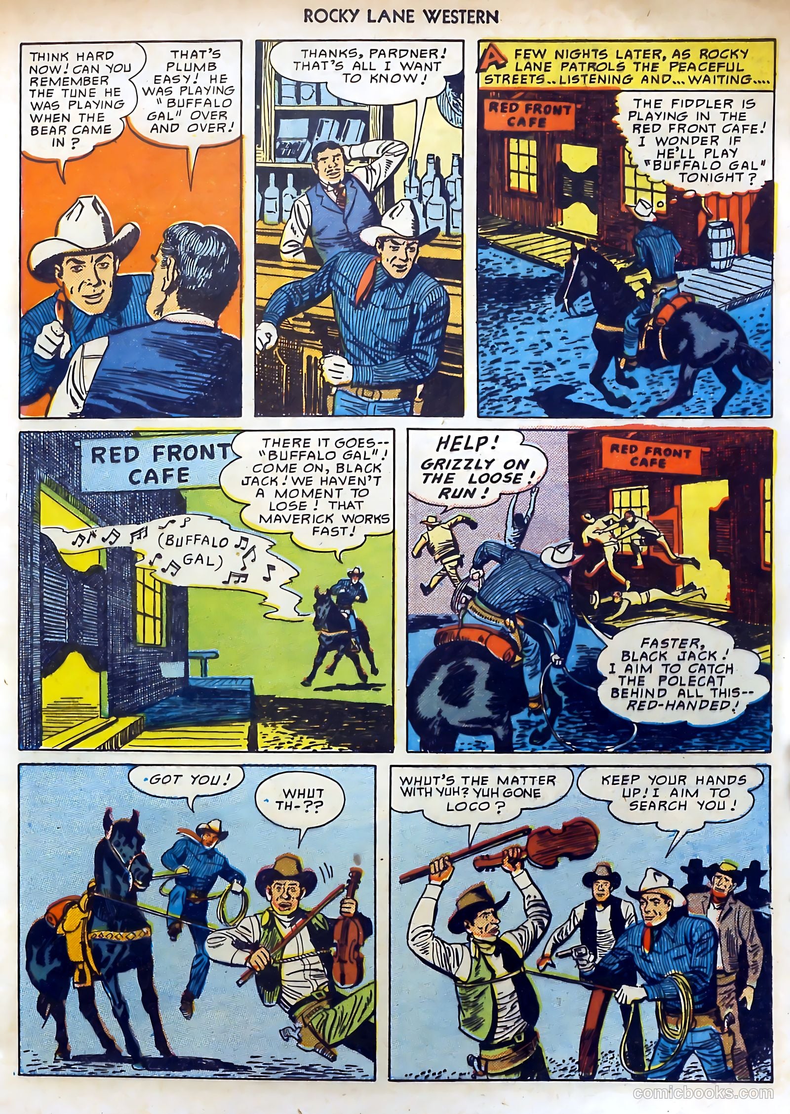 Rocky Lane #15 (1950) — page 9 of 52