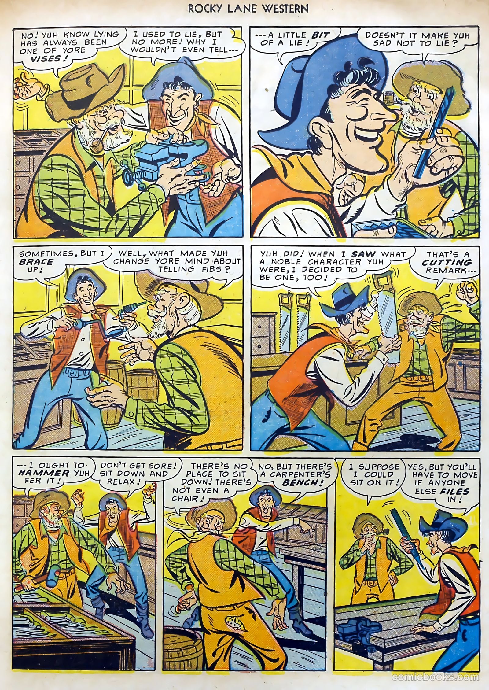Rocky Lane #15 (1950) — page 15 of 52