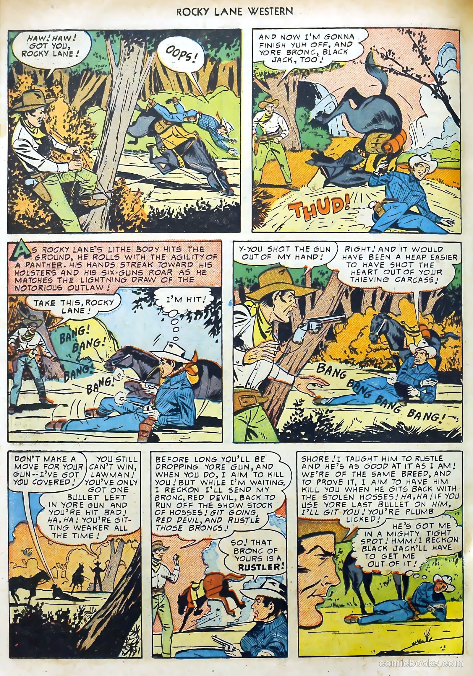 Rocky Lane #15 (1950) — page 30 of 52