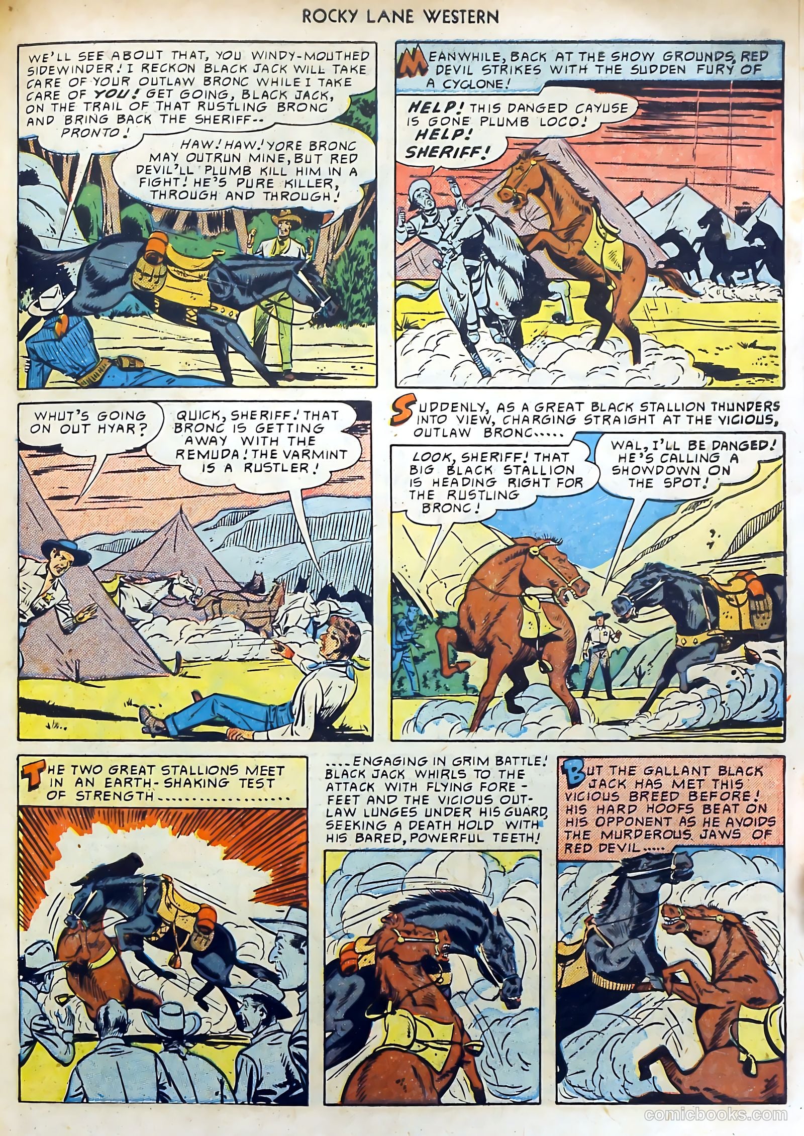 Rocky Lane #15 (1950) — page 31 of 52