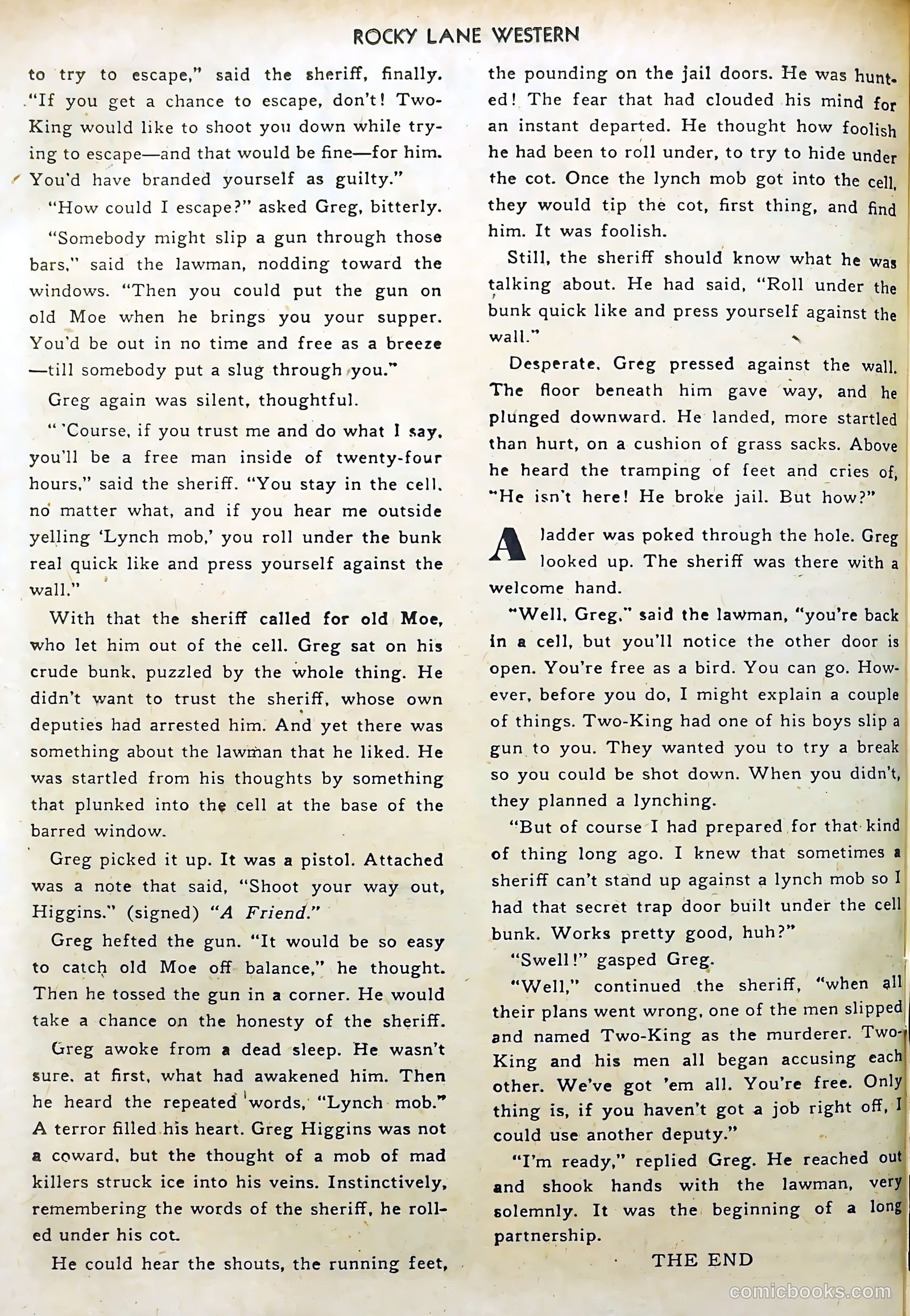 Rocky Lane #15 (1950) — page 38 of 52
