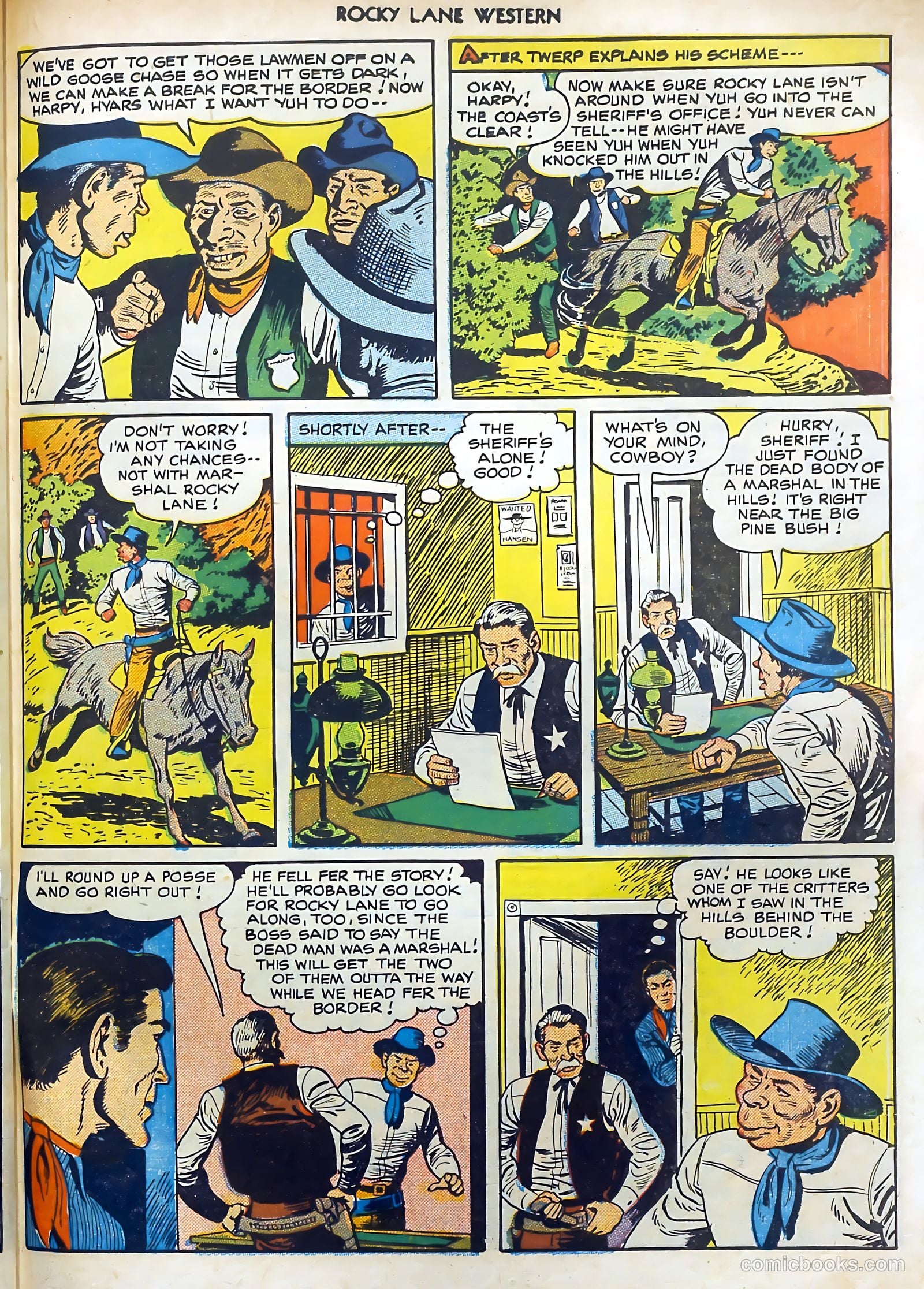 Rocky Lane #15 (1950) — page 47 of 52