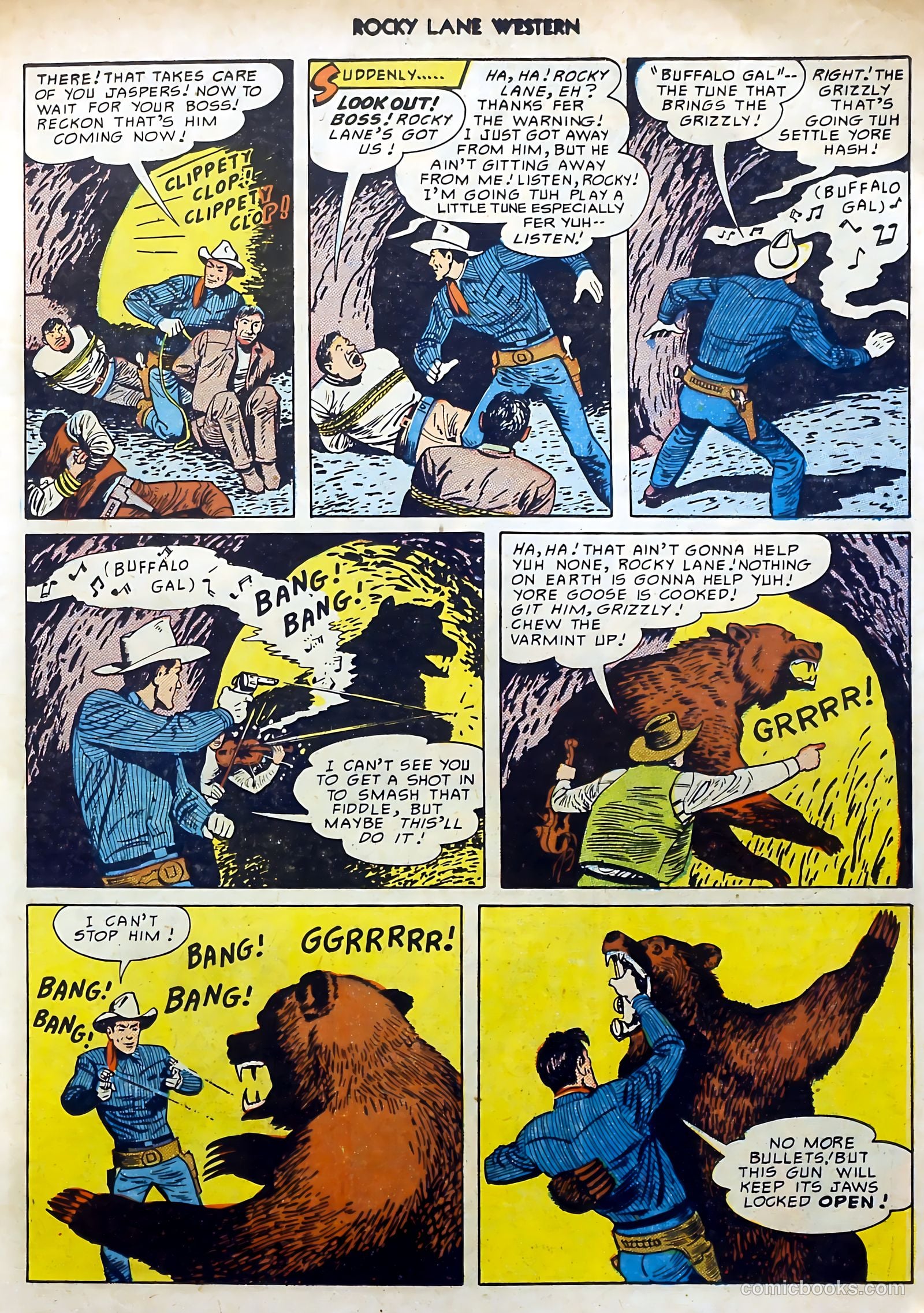 Rocky Lane Western #15 (1950) — page 11 of 52