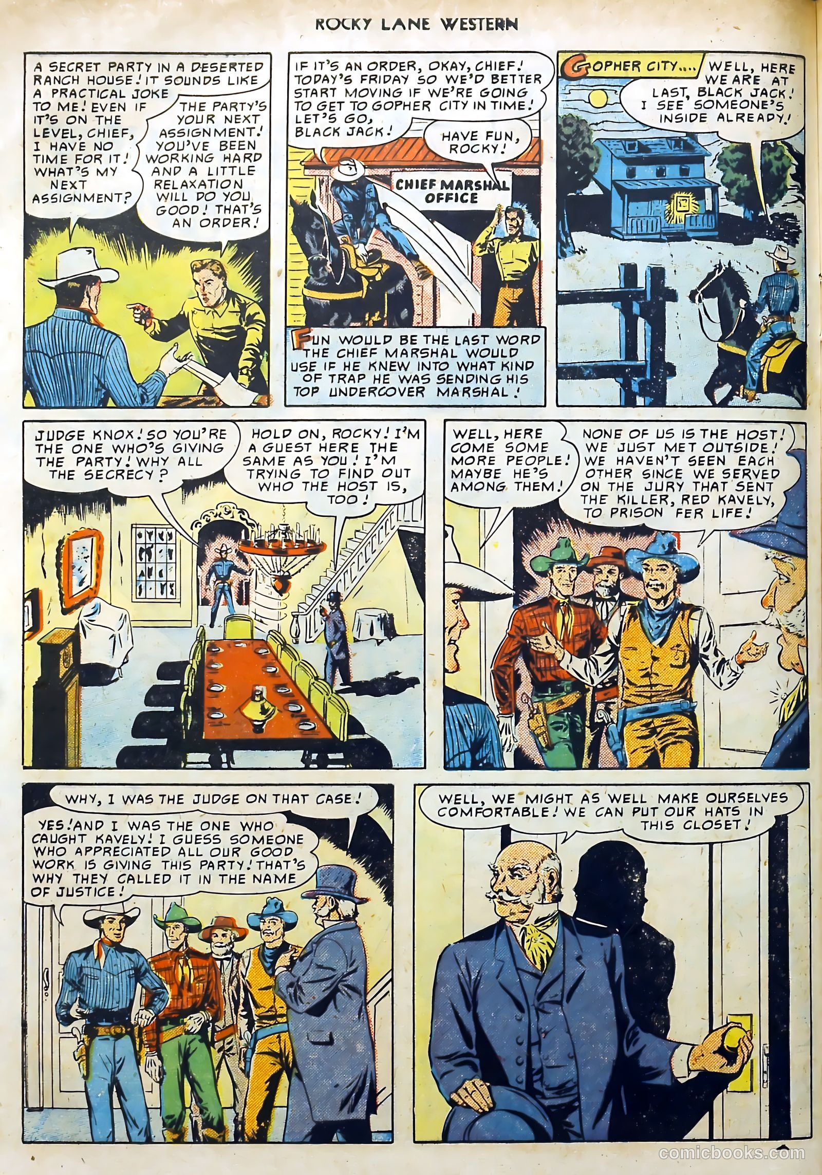 Rocky Lane Western #15 (1950) — page 20 of 52