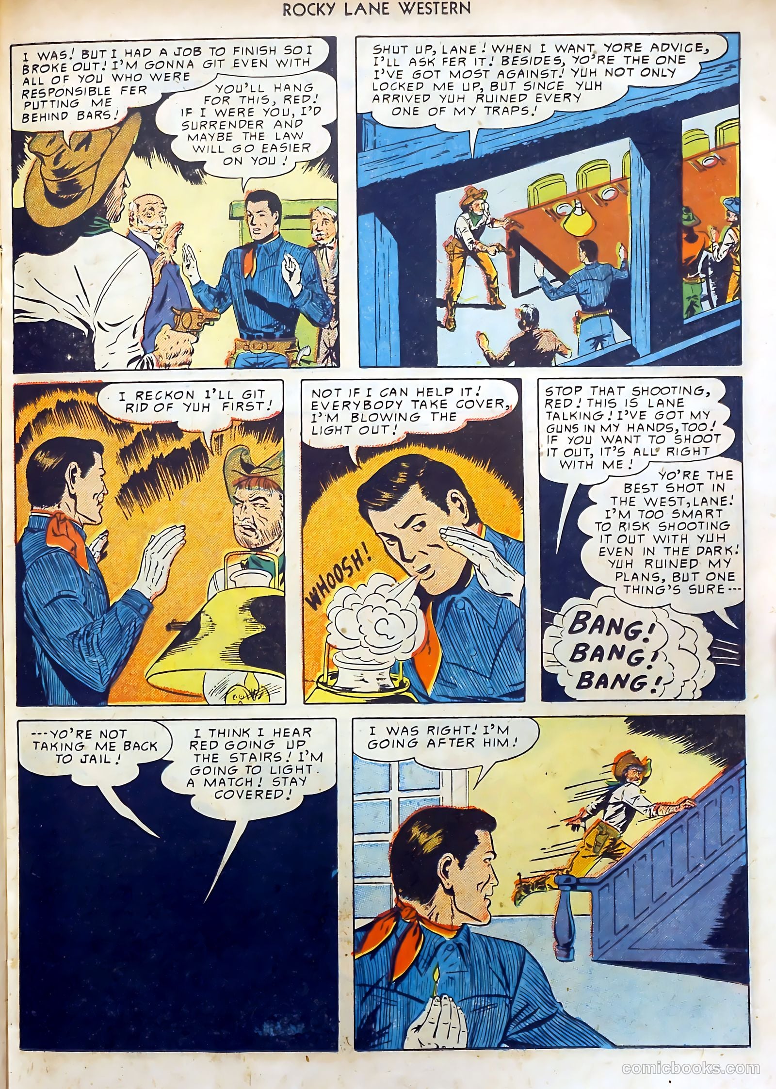 Rocky Lane Western #15 (1950) — page 23 of 52