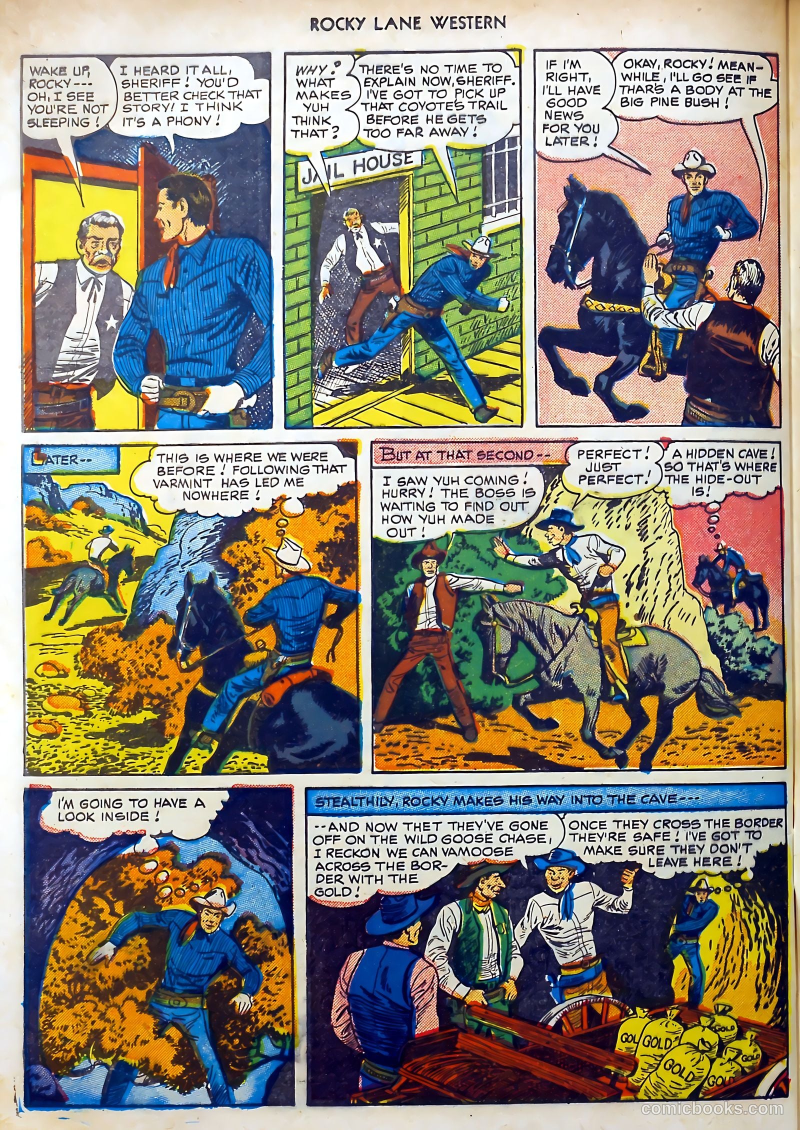 Rocky Lane Western #15 (1950) — page 48 of 52