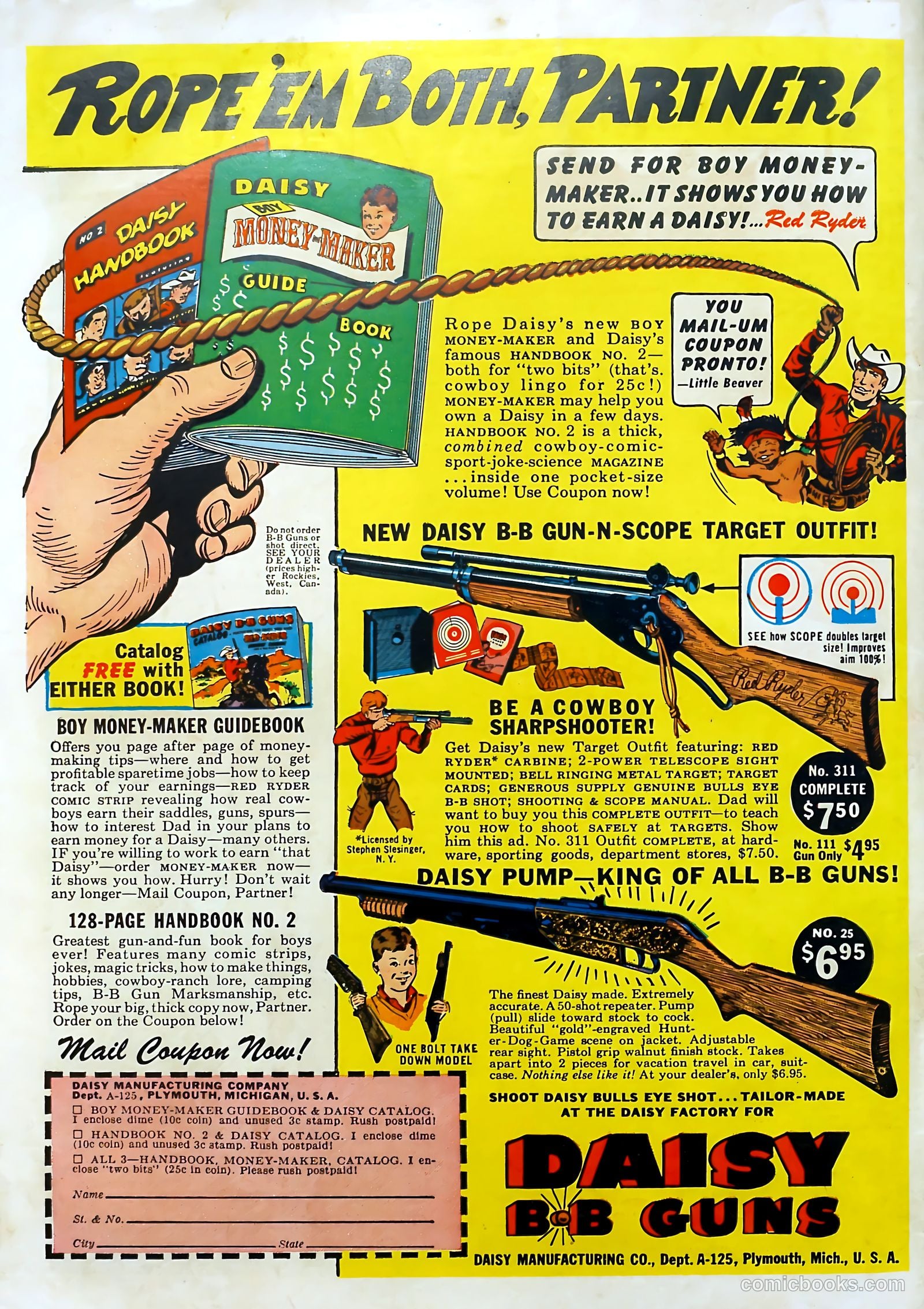 Rocky Lane Western #15 (1950) — page 52 of 52