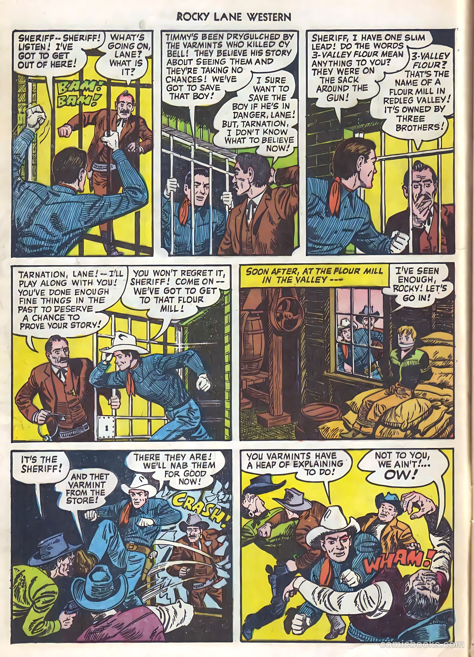 Rocky Lane Western #21 (1951) — page 11 of 49