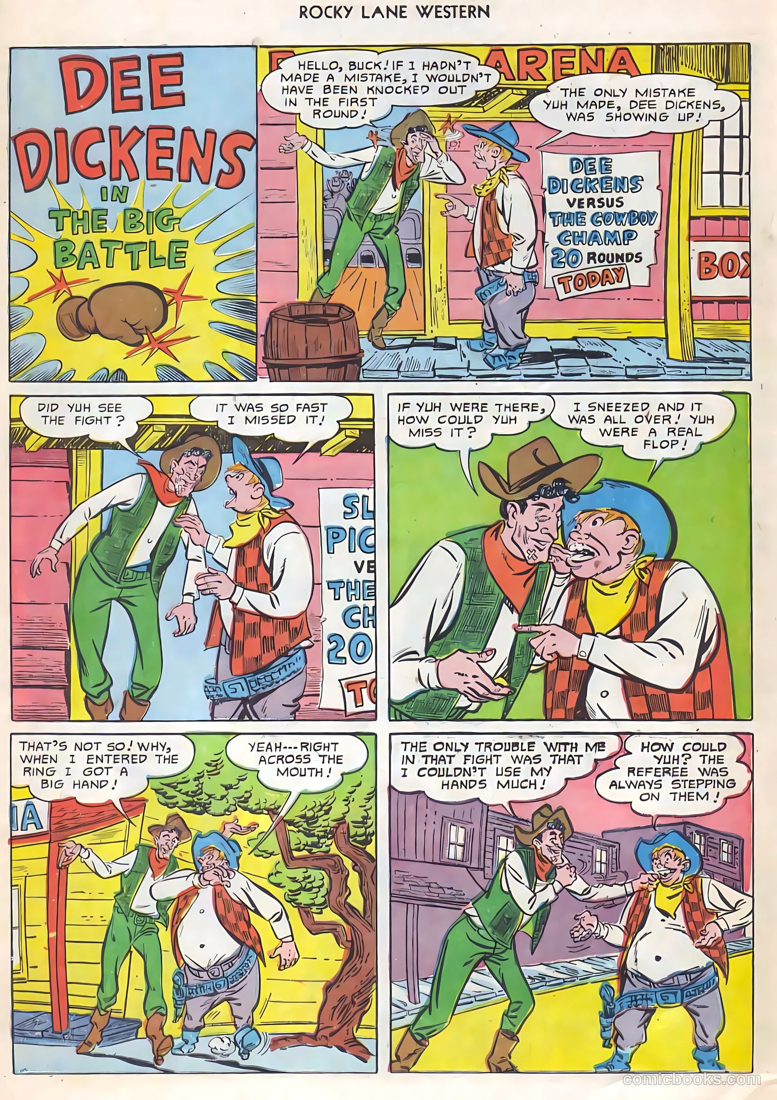 Rocky Lane Western #21 (1951) — page 13 of 49