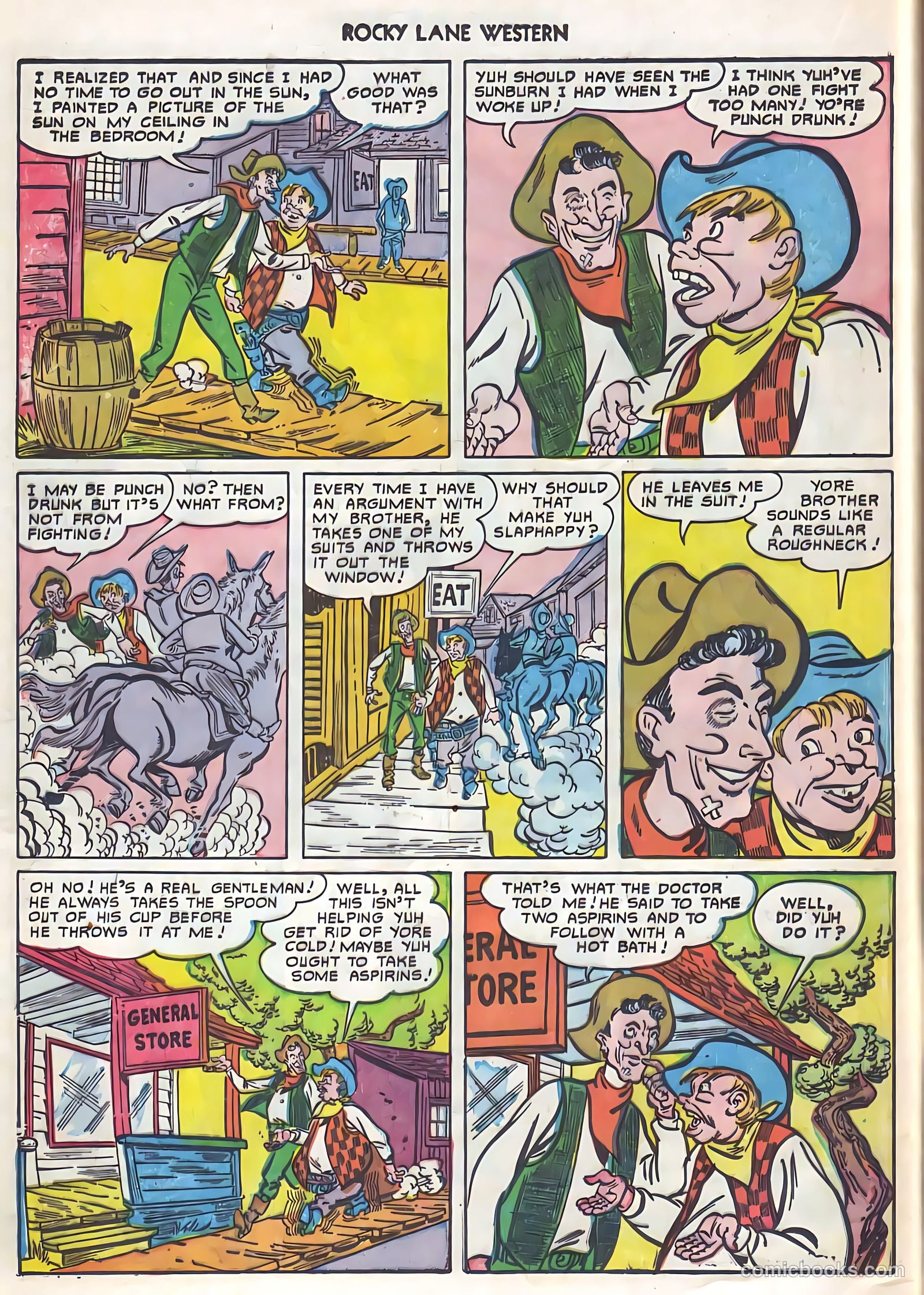 Rocky Lane Western #21 (1951) — page 15 of 49
