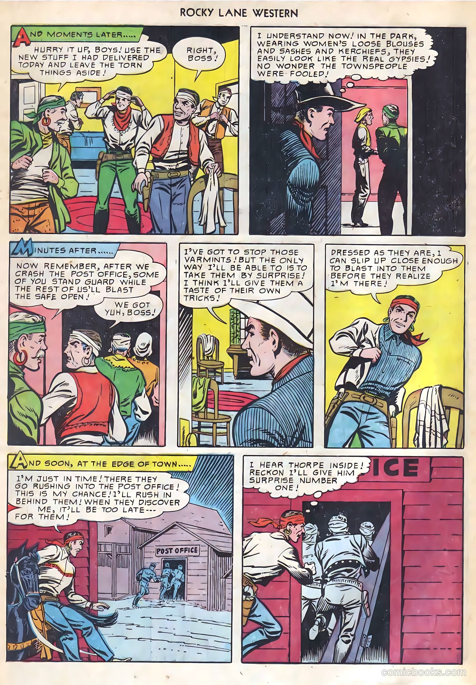Rocky Lane Western #21 (1951) — page 23 of 49