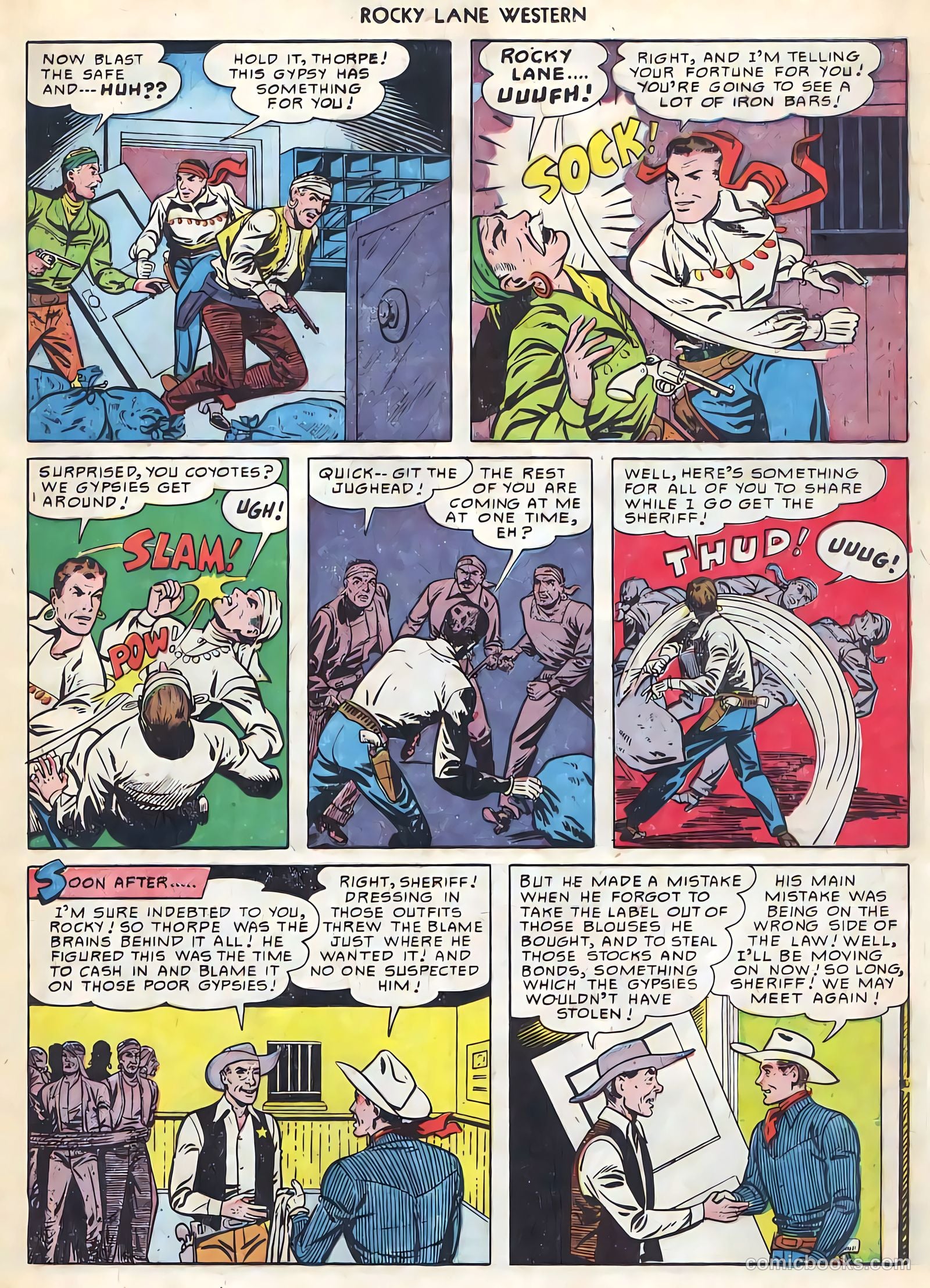 Rocky Lane Western #21 (1951) — page 24 of 49
