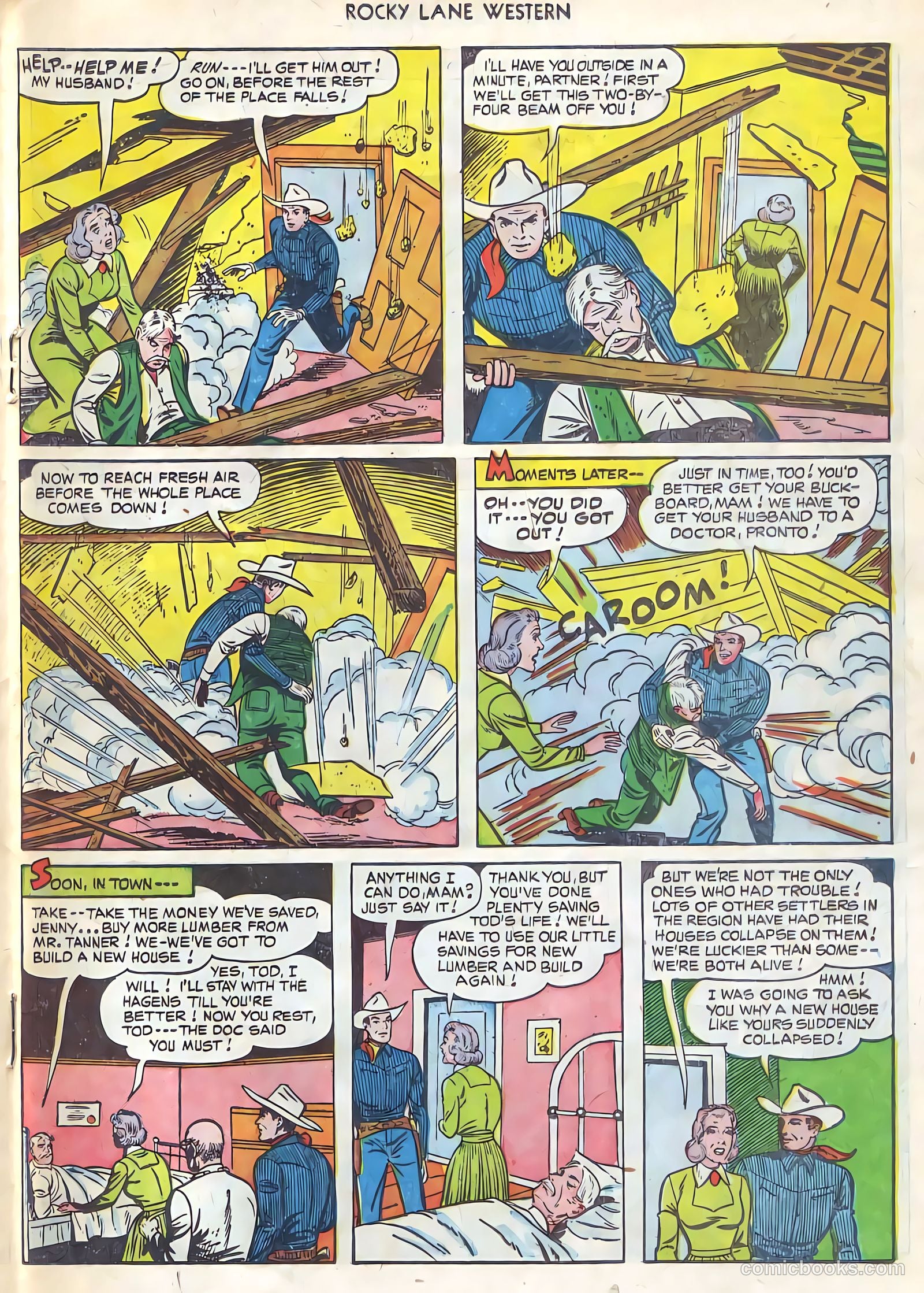 Rocky Lane Western #21 (1951) — page 26 of 49