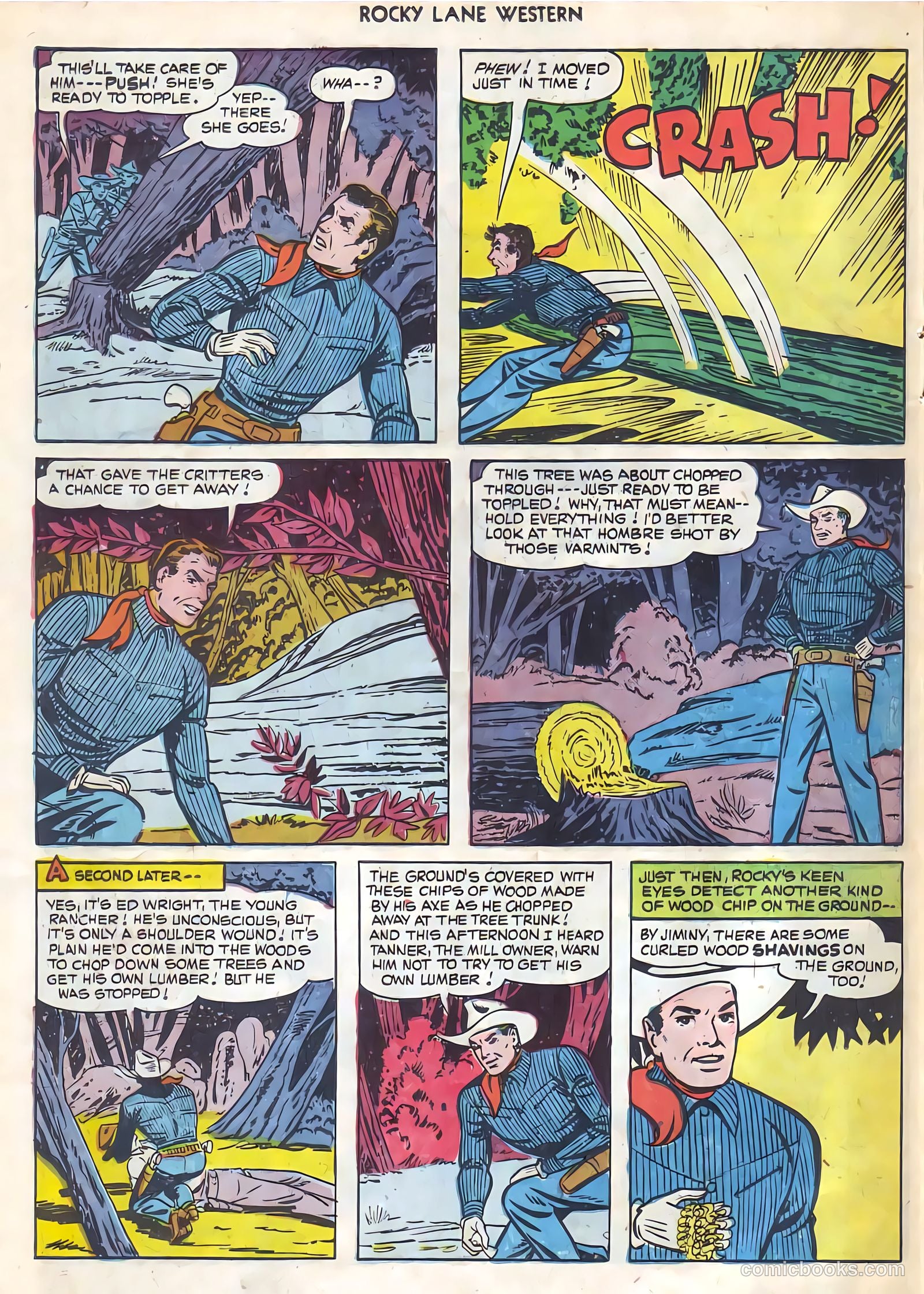 Rocky Lane Western #21 (1951) — page 29 of 49