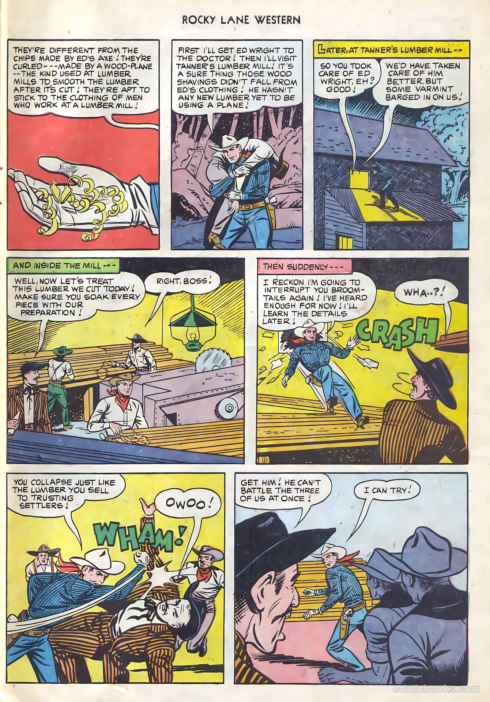 Rocky Lane Western #21 (1951) — page 30 of 49