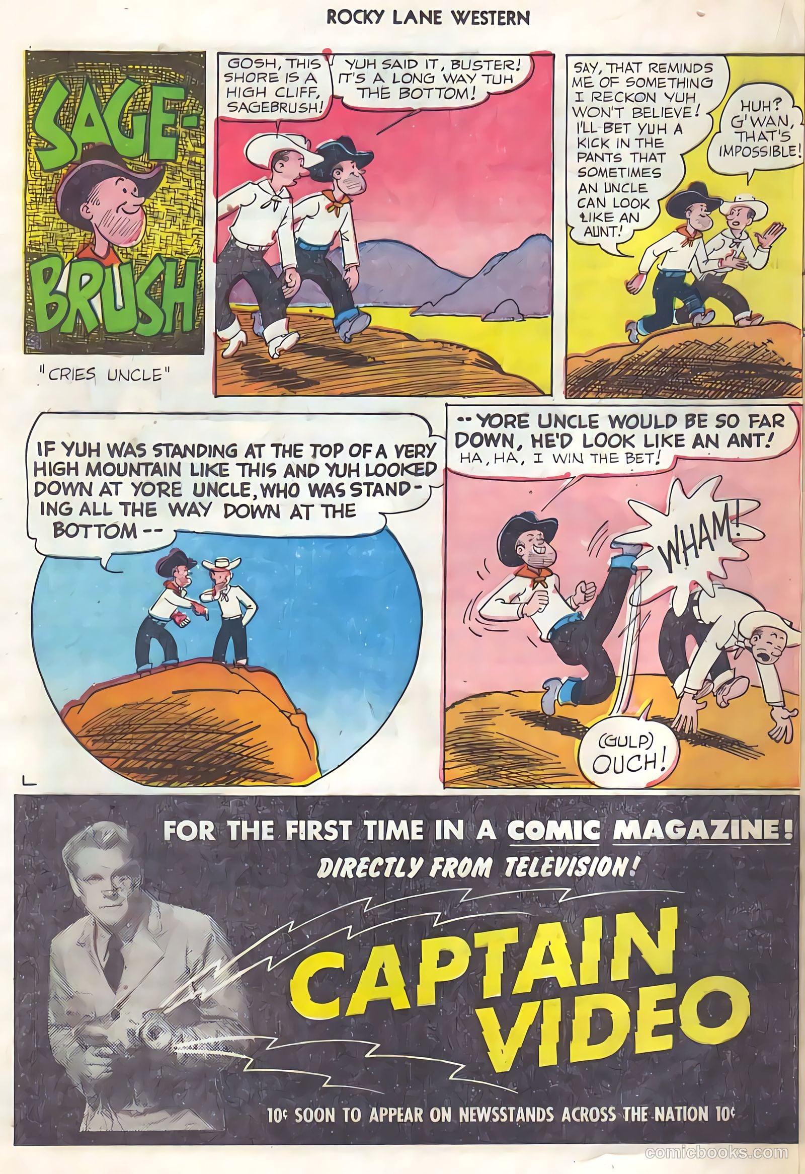 Rocky Lane Western #21 (1951) — page 35 of 49