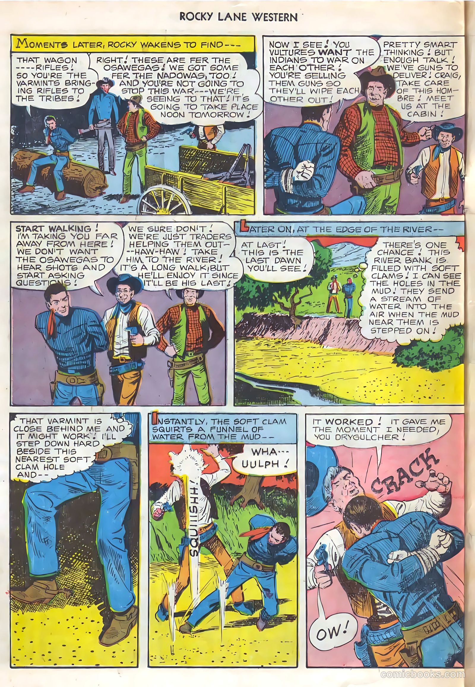 Rocky Lane Western #21 (1951) — page 45 of 49