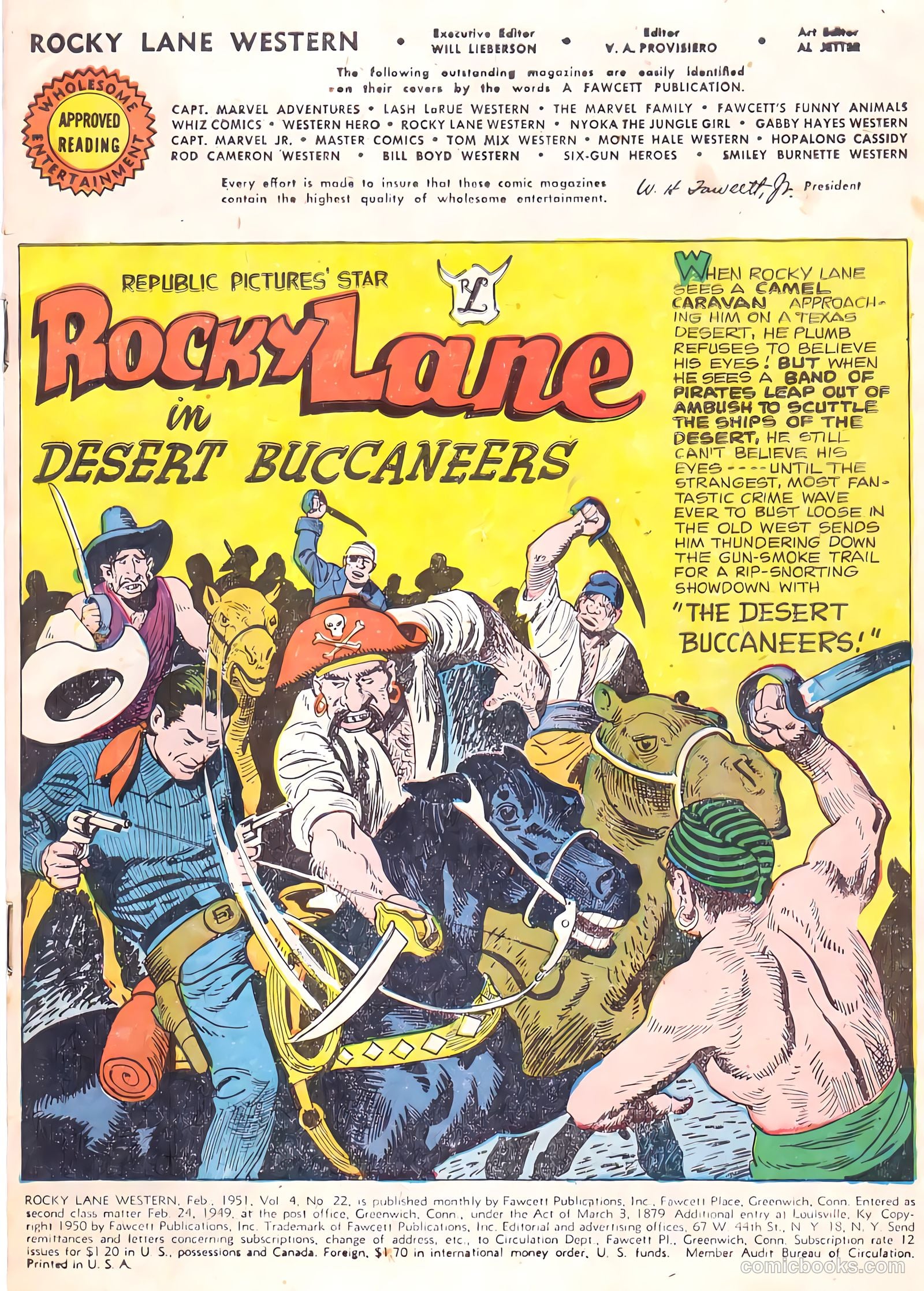 Rocky Lane Western #22 (1951) — page 2 of 33