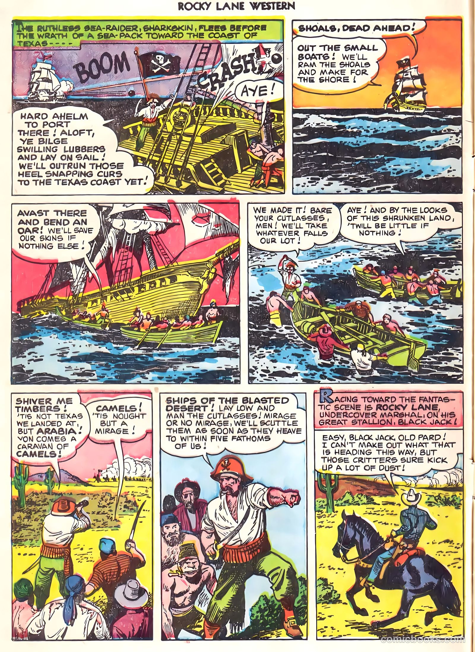 Rocky Lane Western #22 (1951) — page 3 of 33
