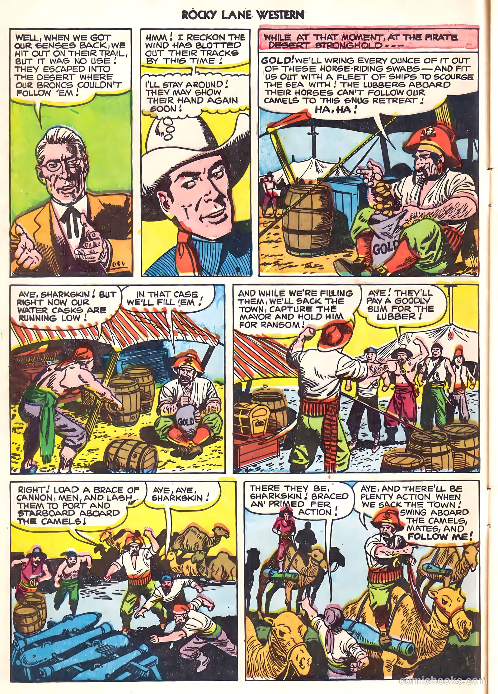 Rocky Lane Western #22 (1951) — page 7 of 33