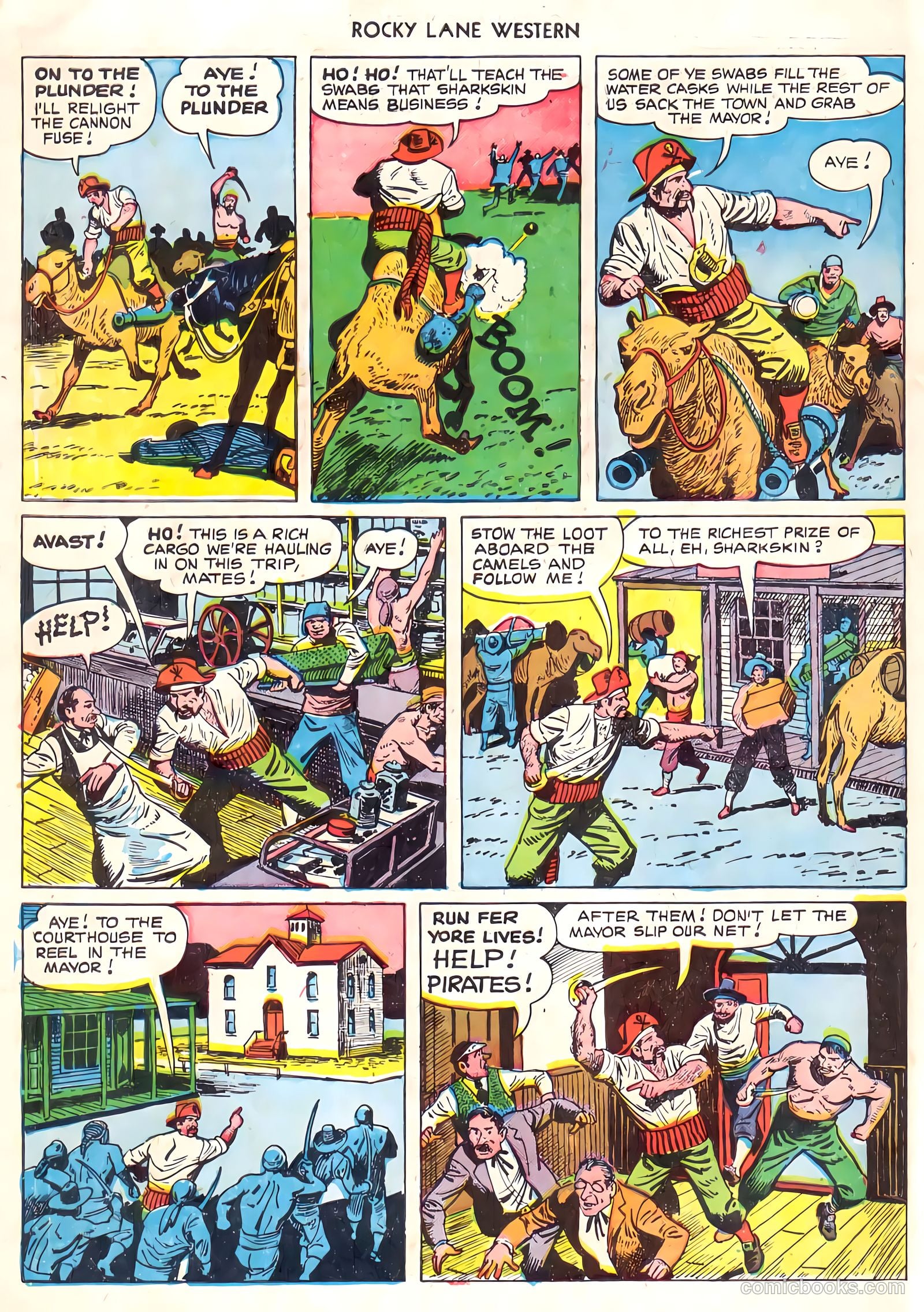 Rocky Lane Western #22 (1951) — page 9 of 33