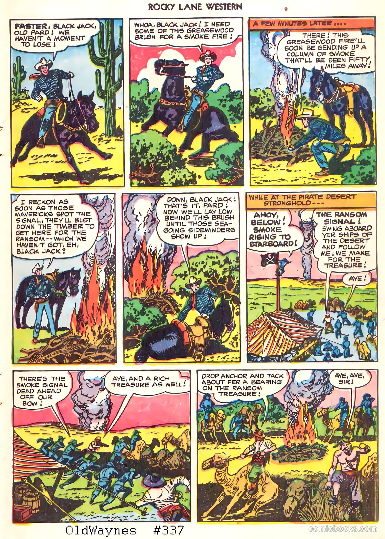 Rocky Lane Western #22 (1951) — page 12 of 33