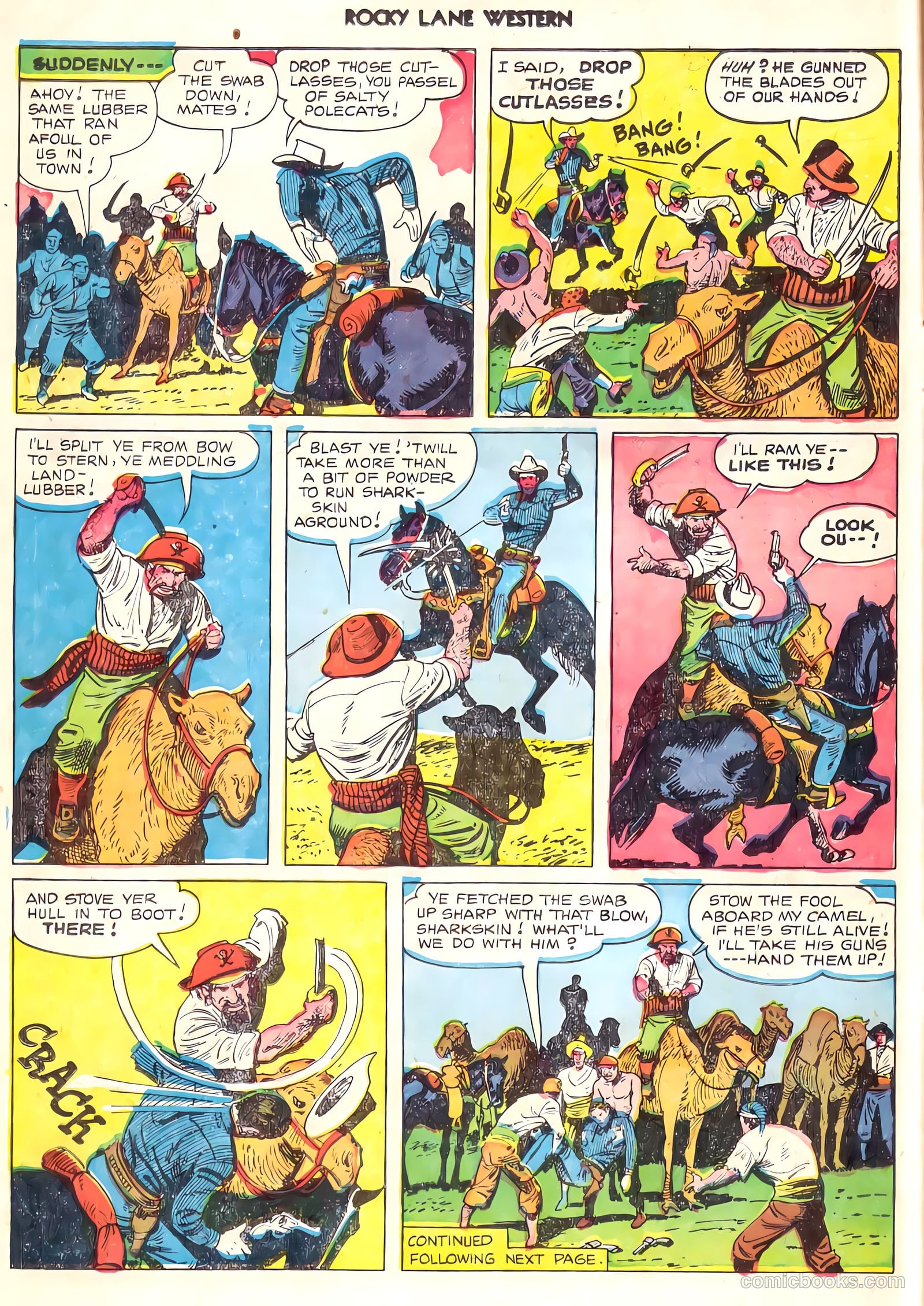 Rocky Lane Western #22 (1951) — page 13 of 33