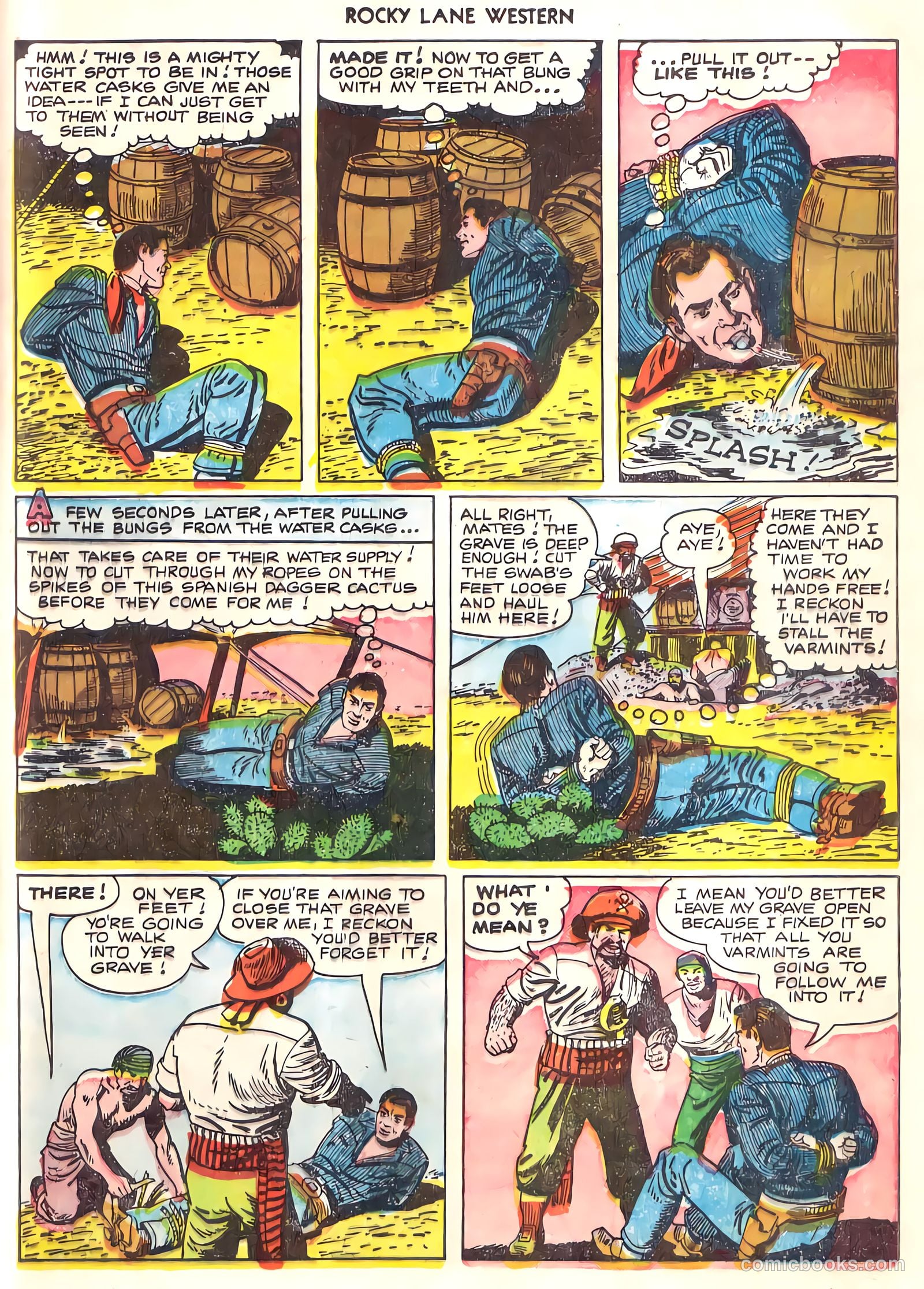 Rocky Lane Western #22 (1951) — page 16 of 33