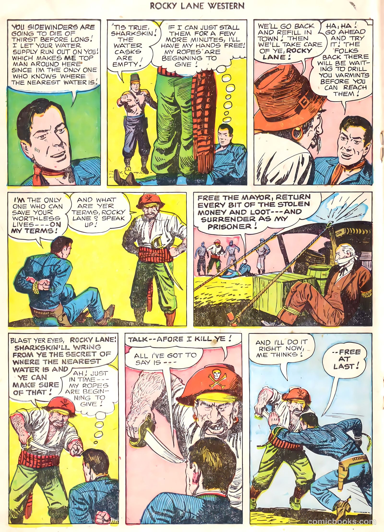 Rocky Lane Western #22 (1951) — page 17 of 33