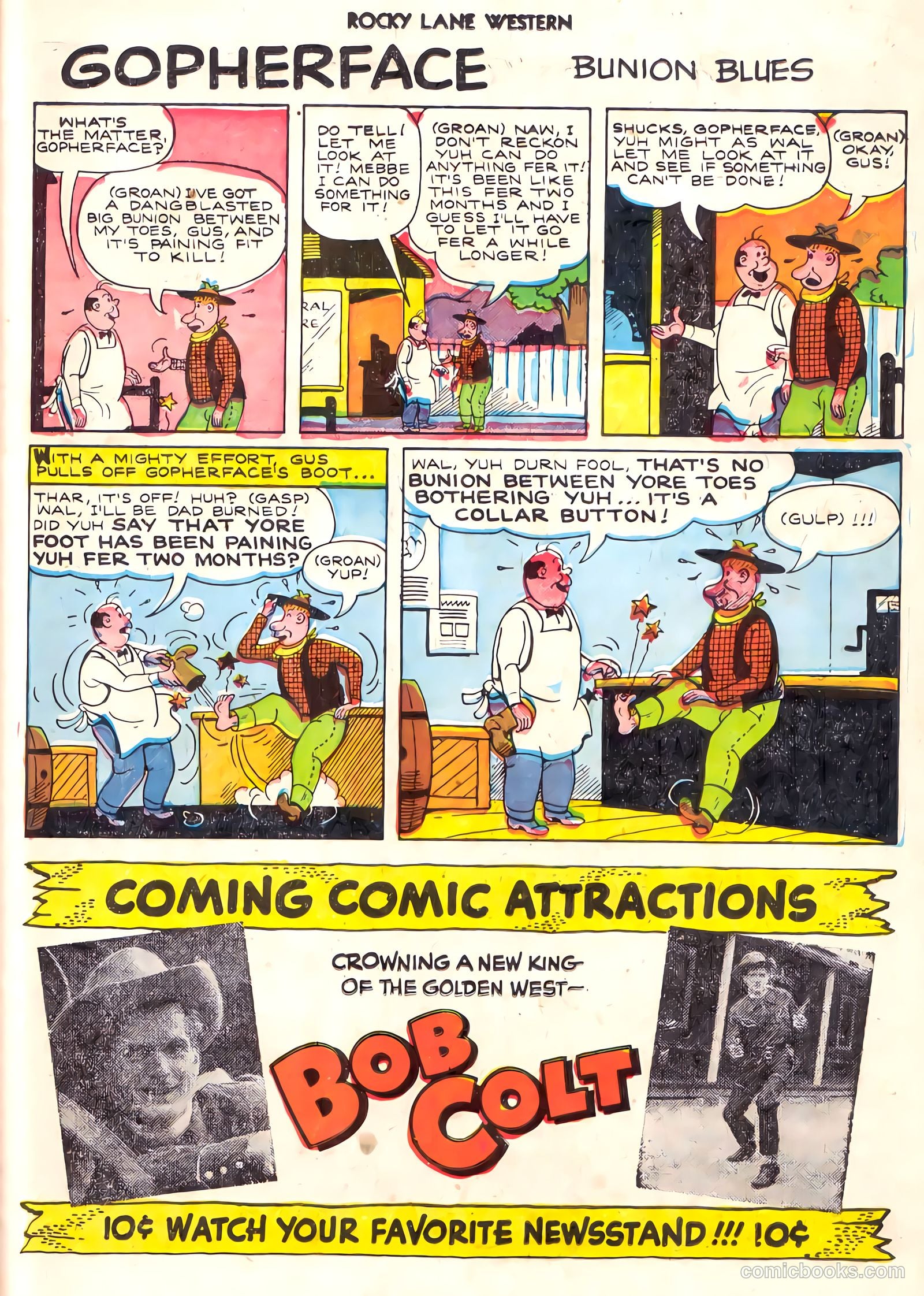Rocky Lane Western #22 (1951) — page 22 of 33