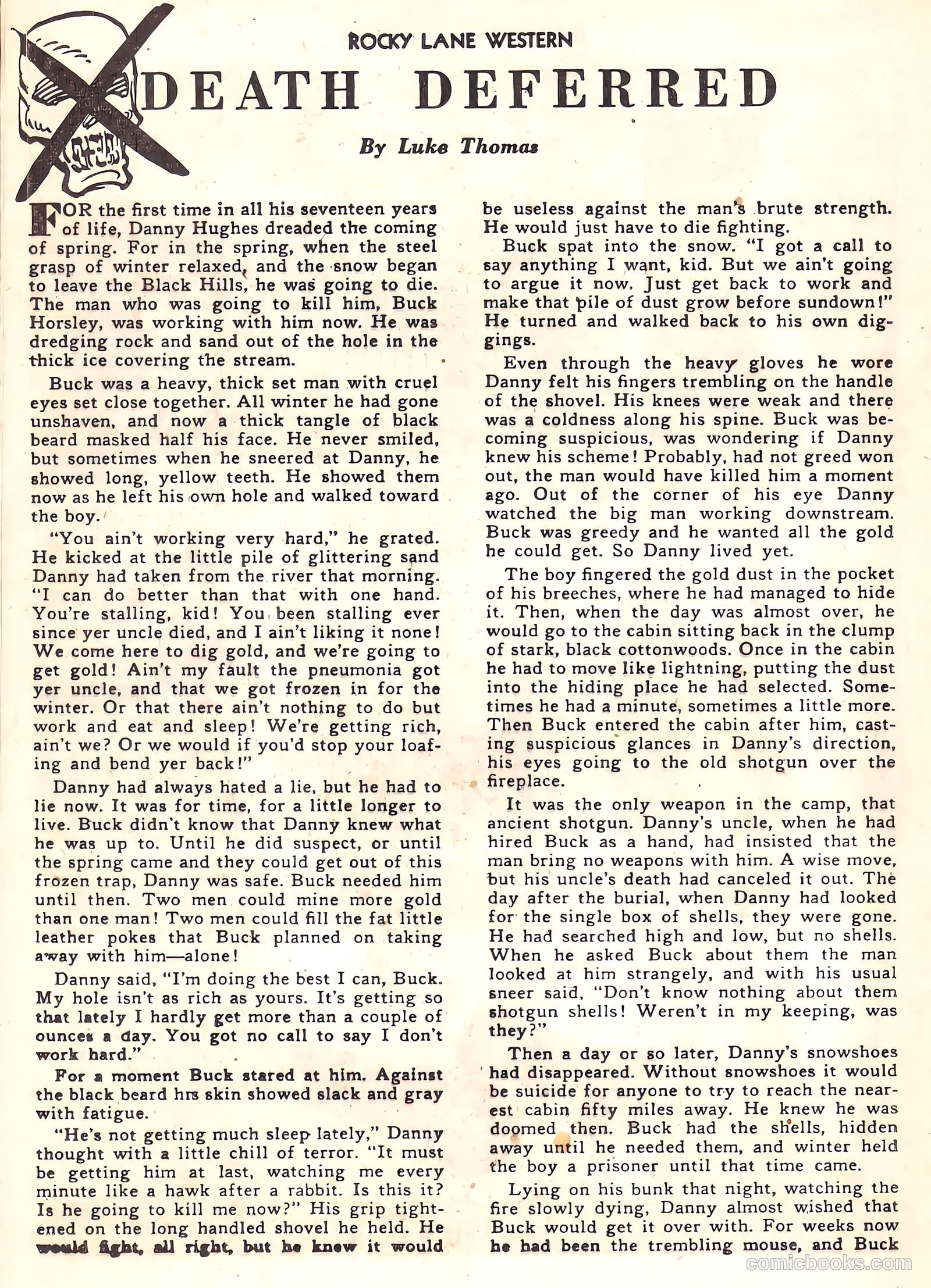 Rocky Lane Western #22 (1951) — page 23 of 33