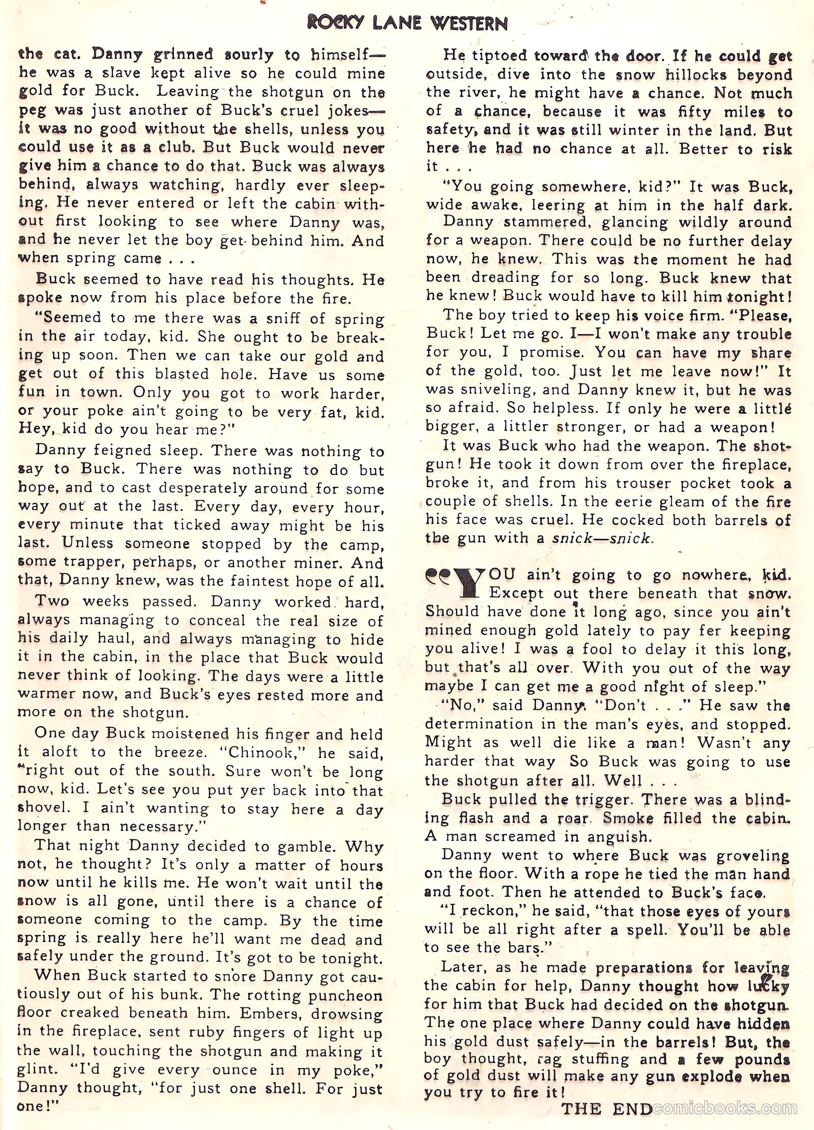 Rocky Lane Western #22 (1951) — page 24 of 33