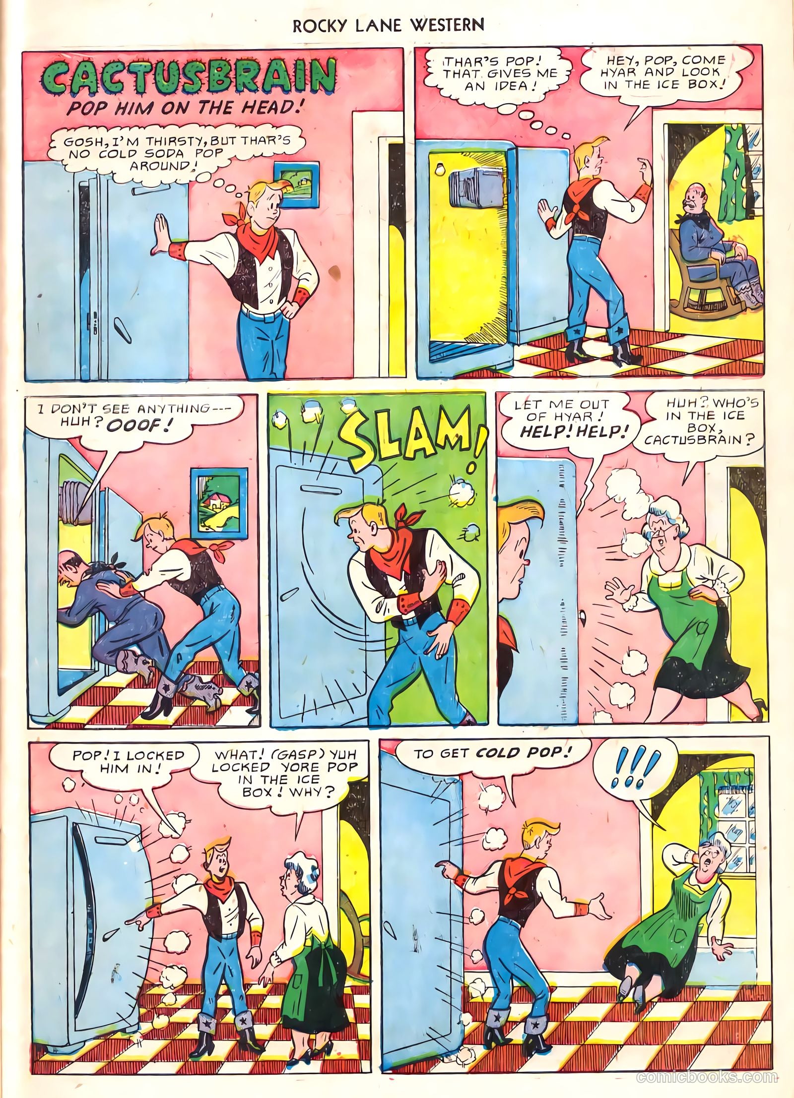 Rocky Lane Western #22 (1951) — page 26 of 33