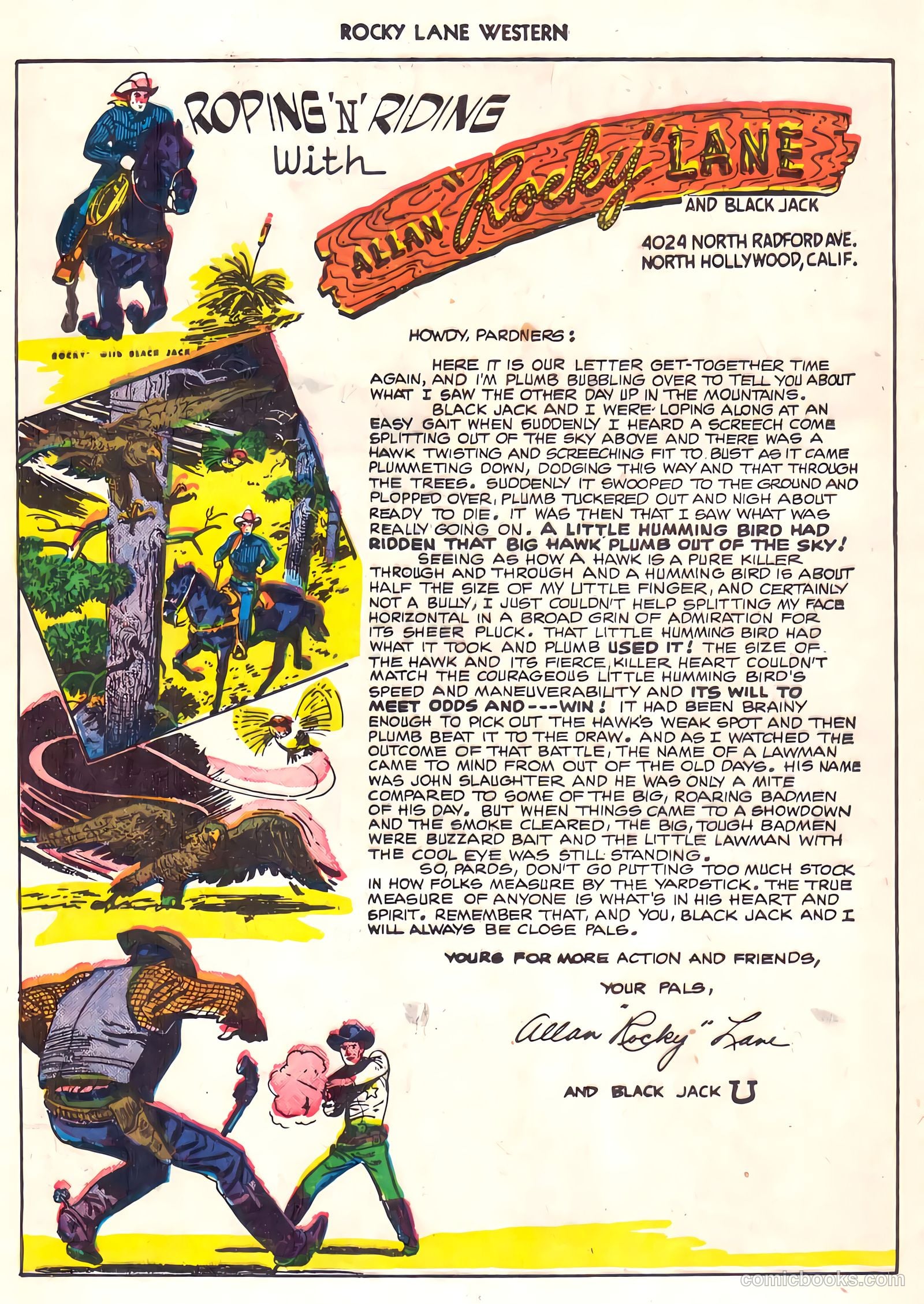 Rocky Lane Western #22 (1951) — page 27 of 33