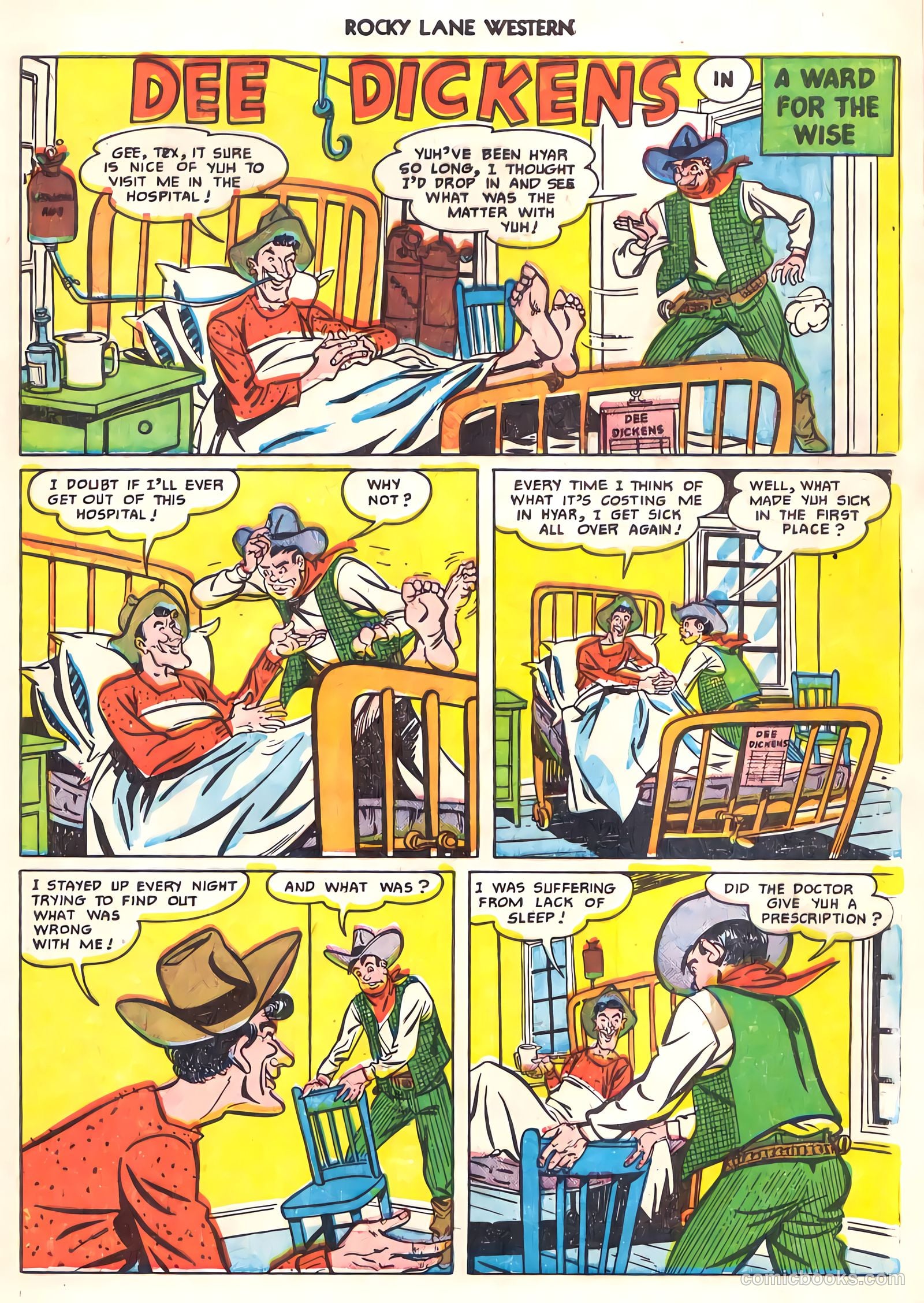 Rocky Lane Western #22 (1951) — page 28 of 33