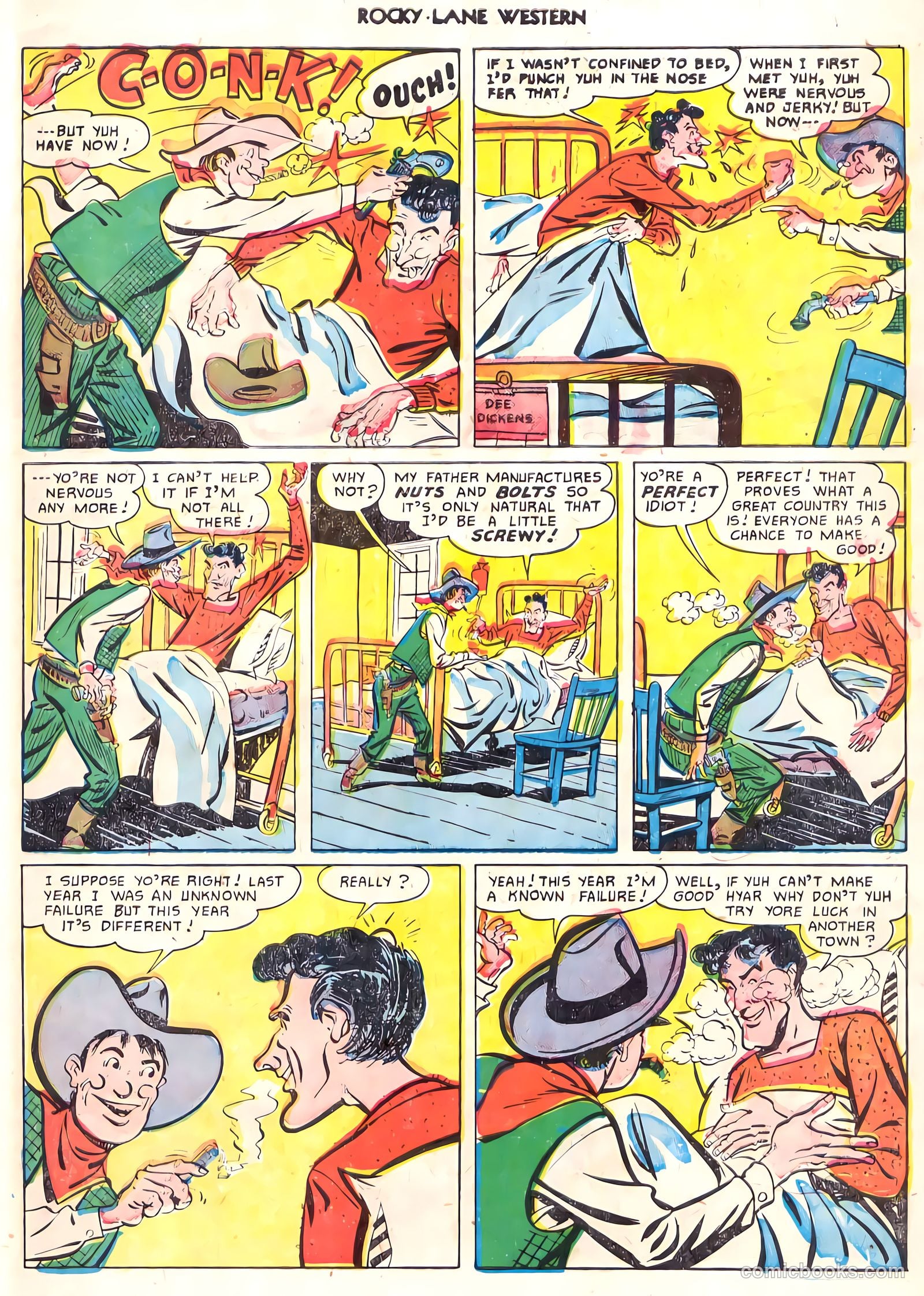 Rocky Lane Western #22 (1951) — page 30 of 33