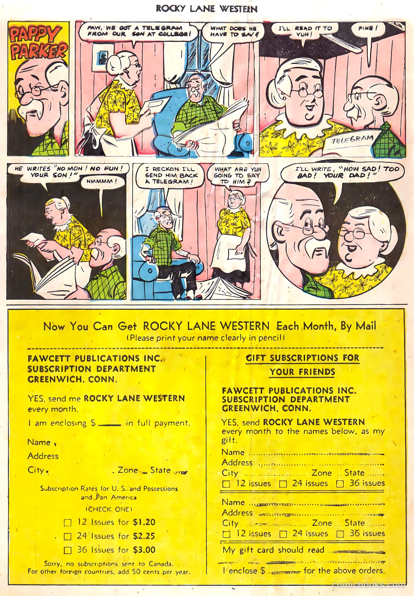 Rocky Lane Western #22 (1951) — page 33 of 33