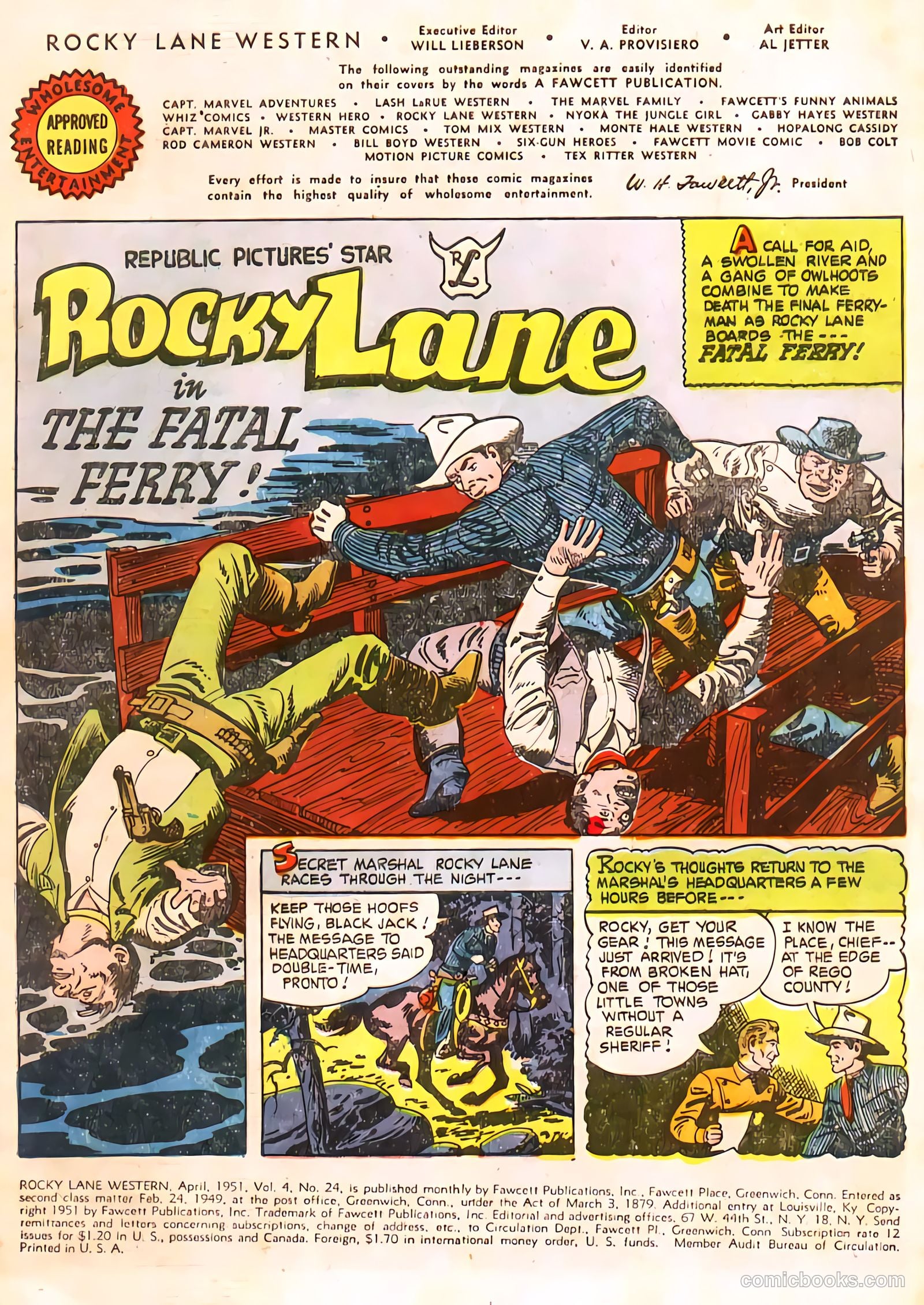 Rocky Lane Western #24 (1951) — page 2 of 48