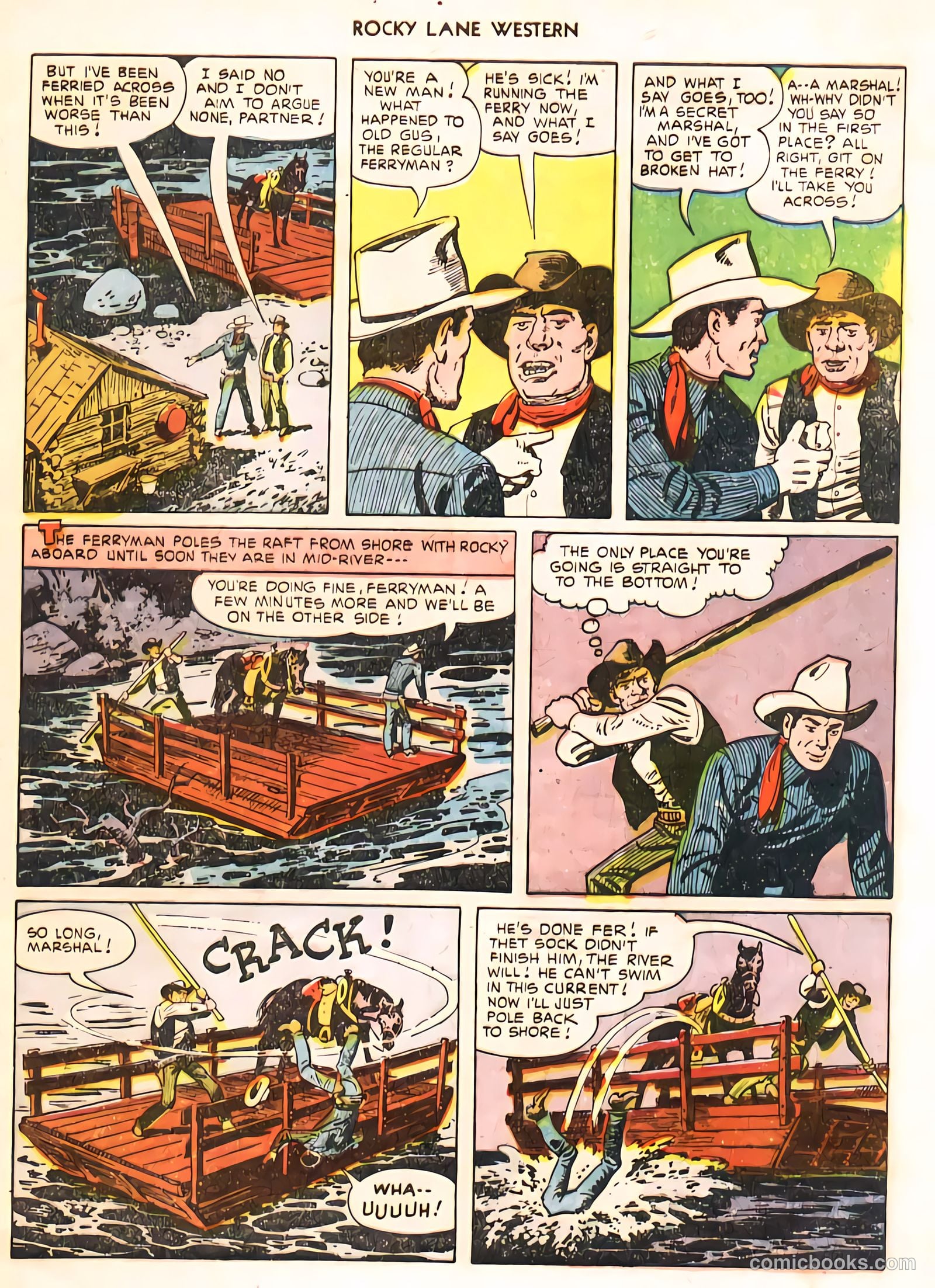 Rocky Lane Western #24 (1951) — page 4 of 48