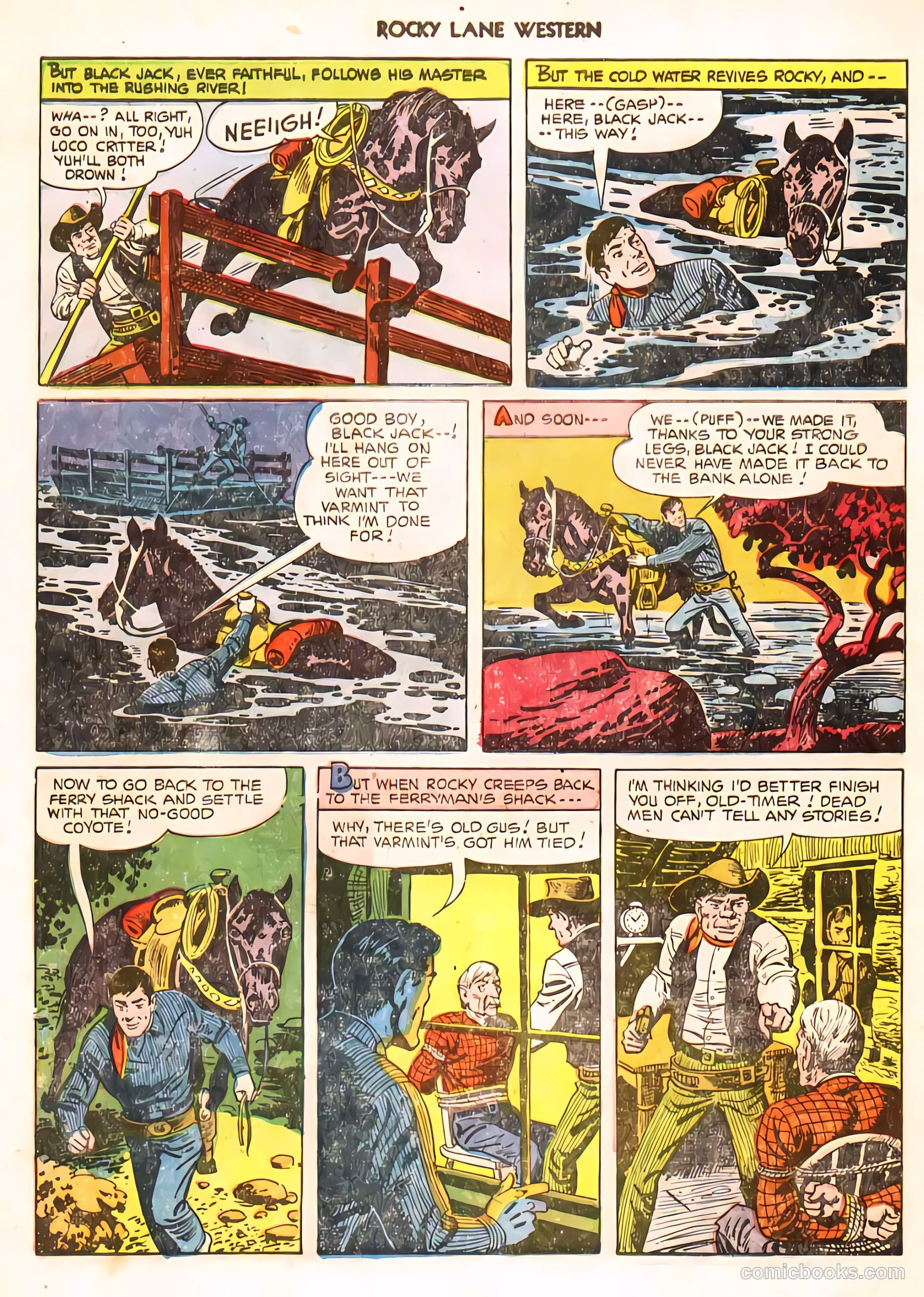 Rocky Lane Western #24 (1951) — page 5 of 48