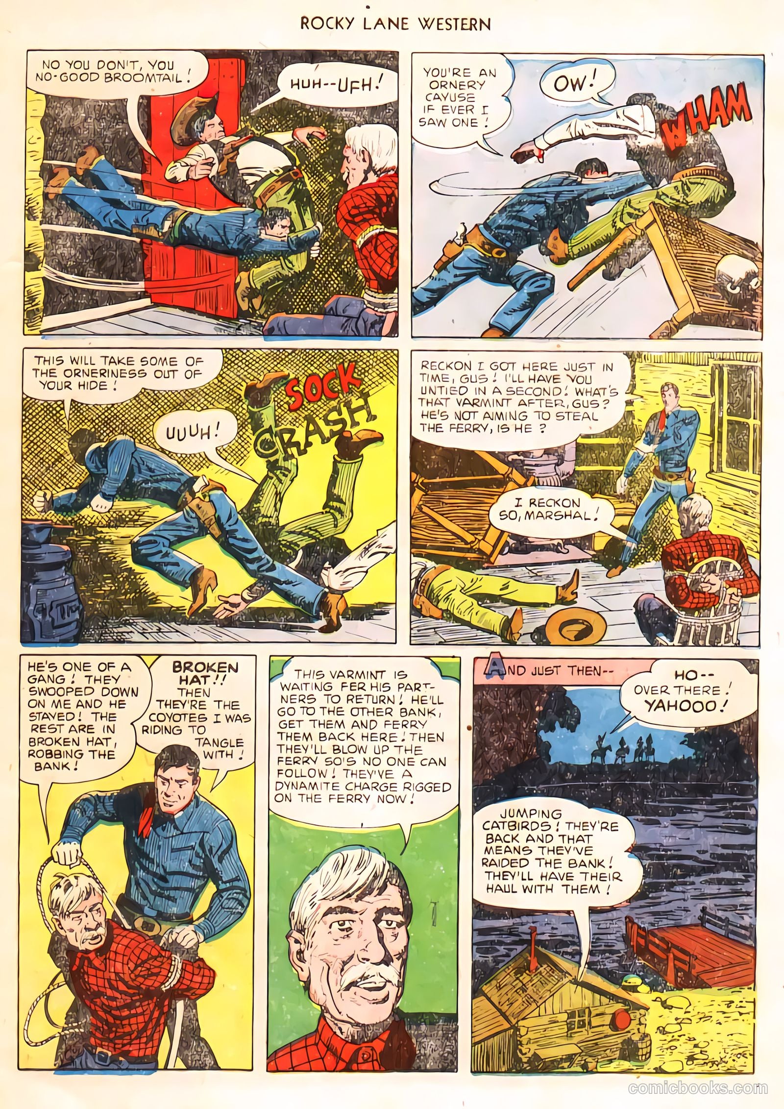 Rocky Lane Western #24 (1951) — page 6 of 48