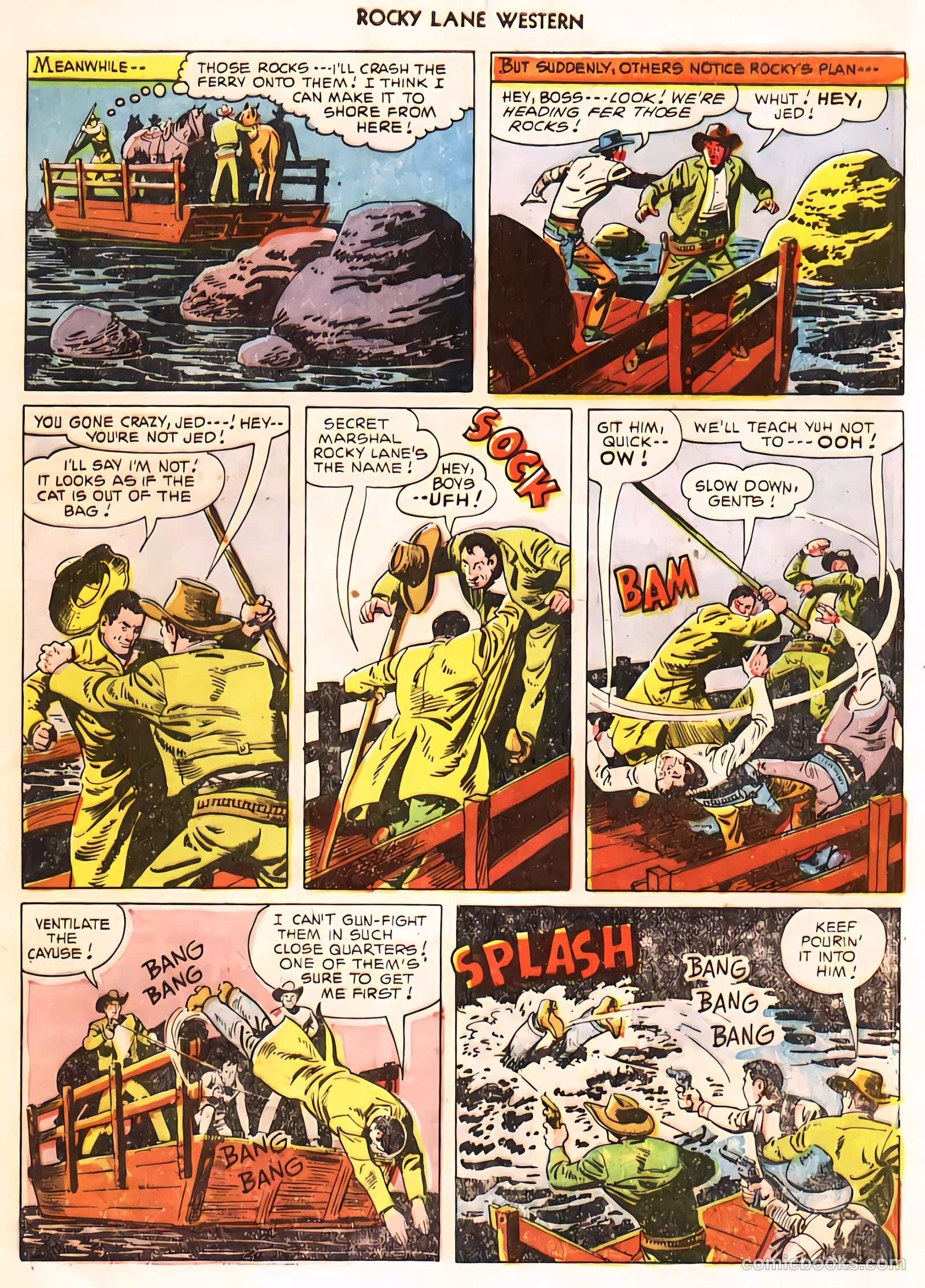 Rocky Lane Western #24 (1951) — page 8 of 48
