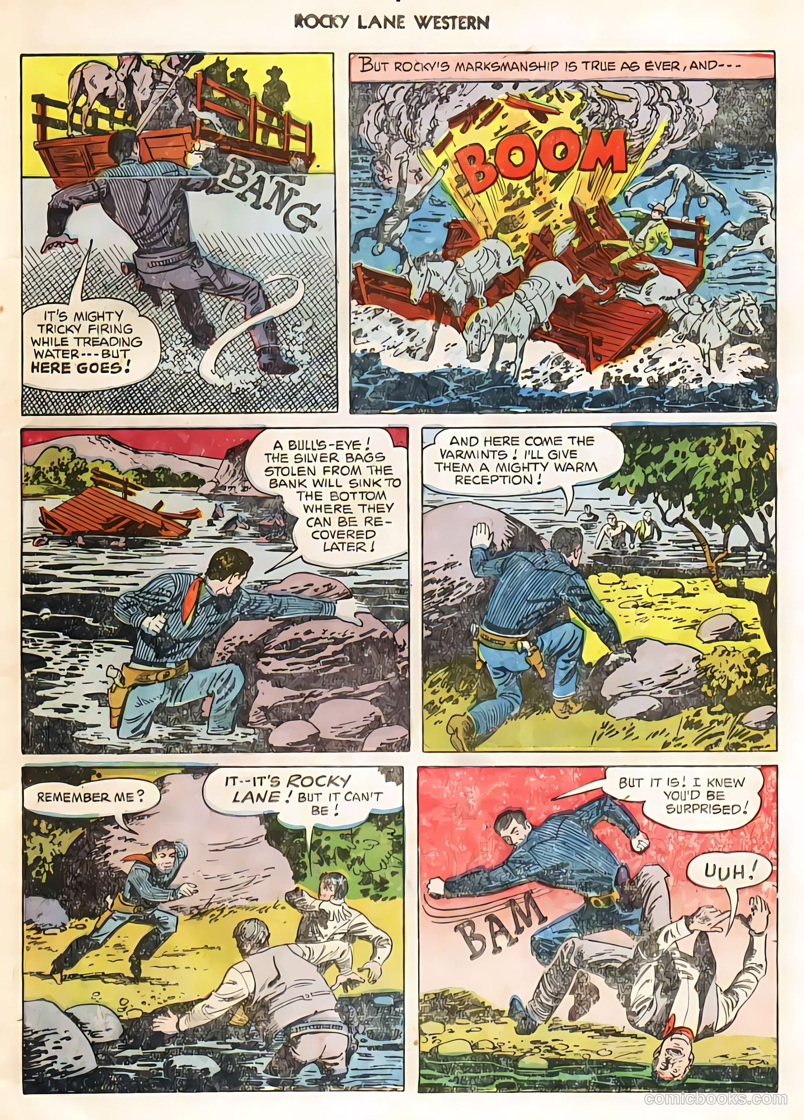 Rocky Lane Western #24 (1951) — page 10 of 48