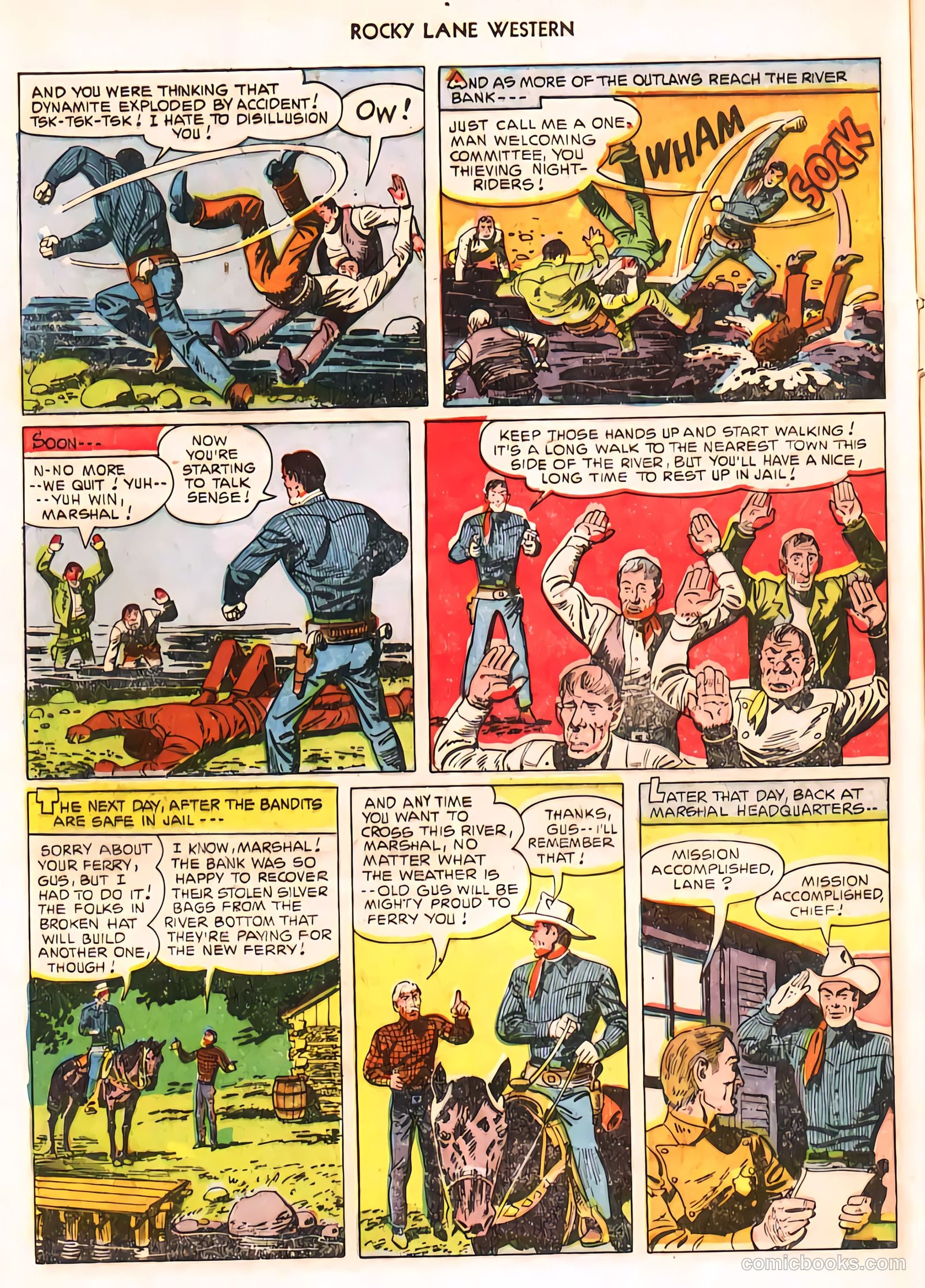 Rocky Lane Western #24 (1951) — page 11 of 48