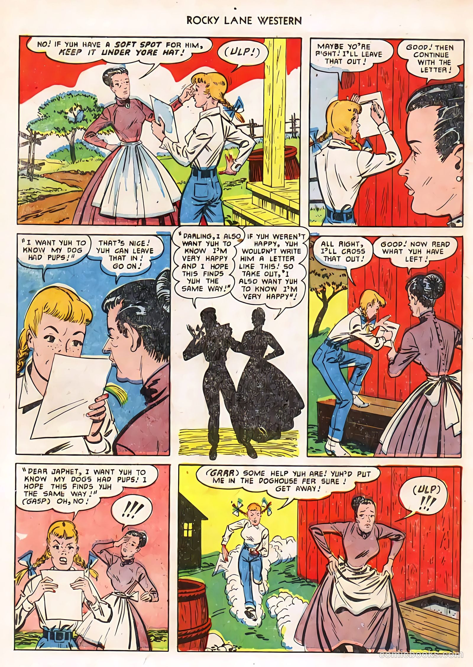 Rocky Lane Western #24 (1951) — page 13 of 48