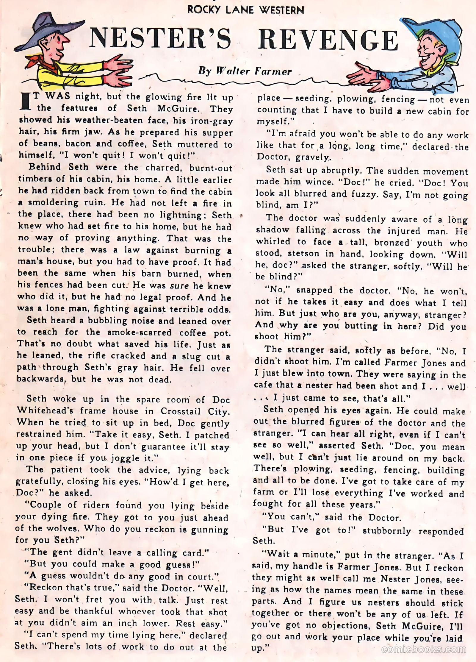 Rocky Lane Western #24 (1951) — page 23 of 48