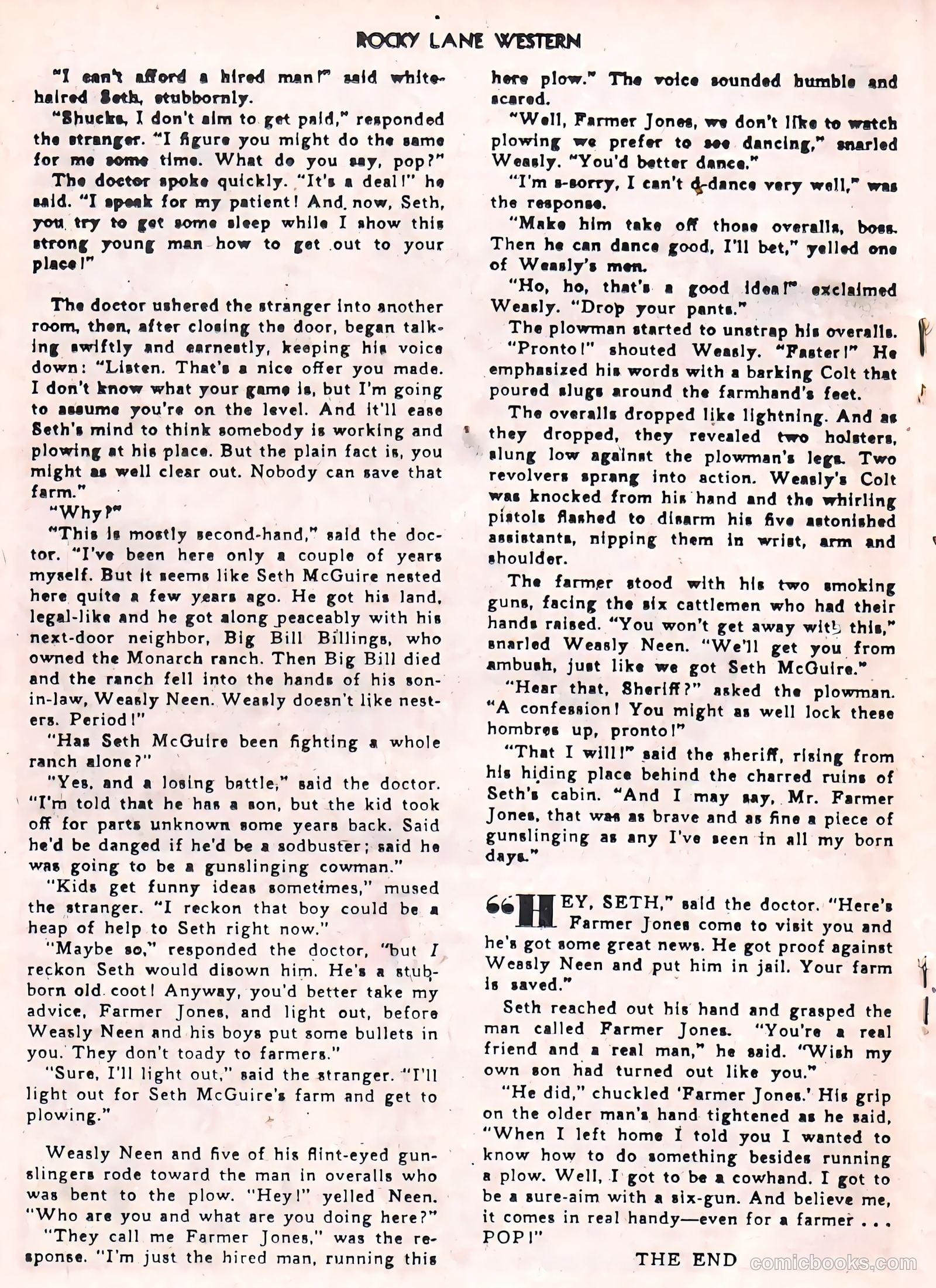 Rocky Lane Western #24 (1951) — page 24 of 48