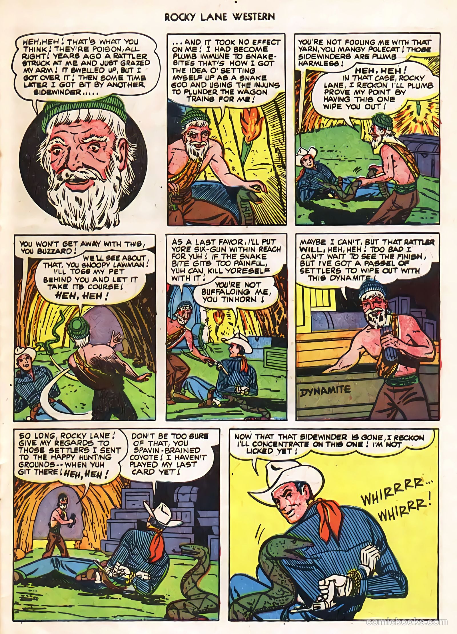 Rocky Lane Western #24 (1951) — page 29 of 48